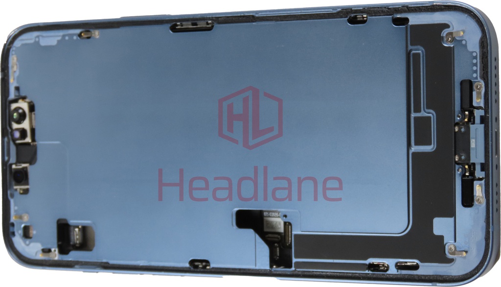 iPhone 14 Back / Battery Cover + Small Parts - Black (Pulled - Grade A)