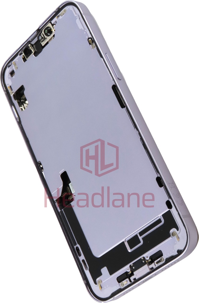 iPhone 14 Plus Back / Battery Cover + Small Parts - Purple (Pulled - Grade A)