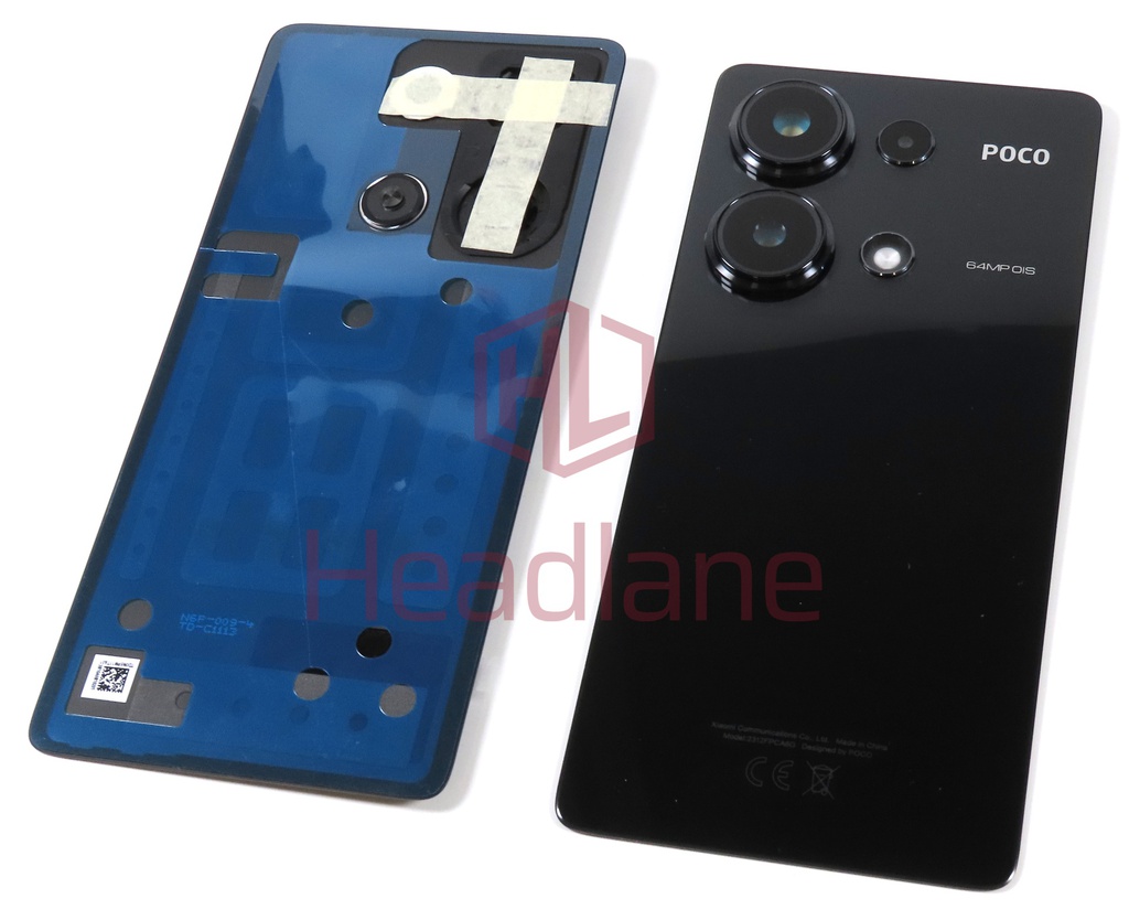 Xiaomi Poco M6 Pro Back / Battery Cover - Black