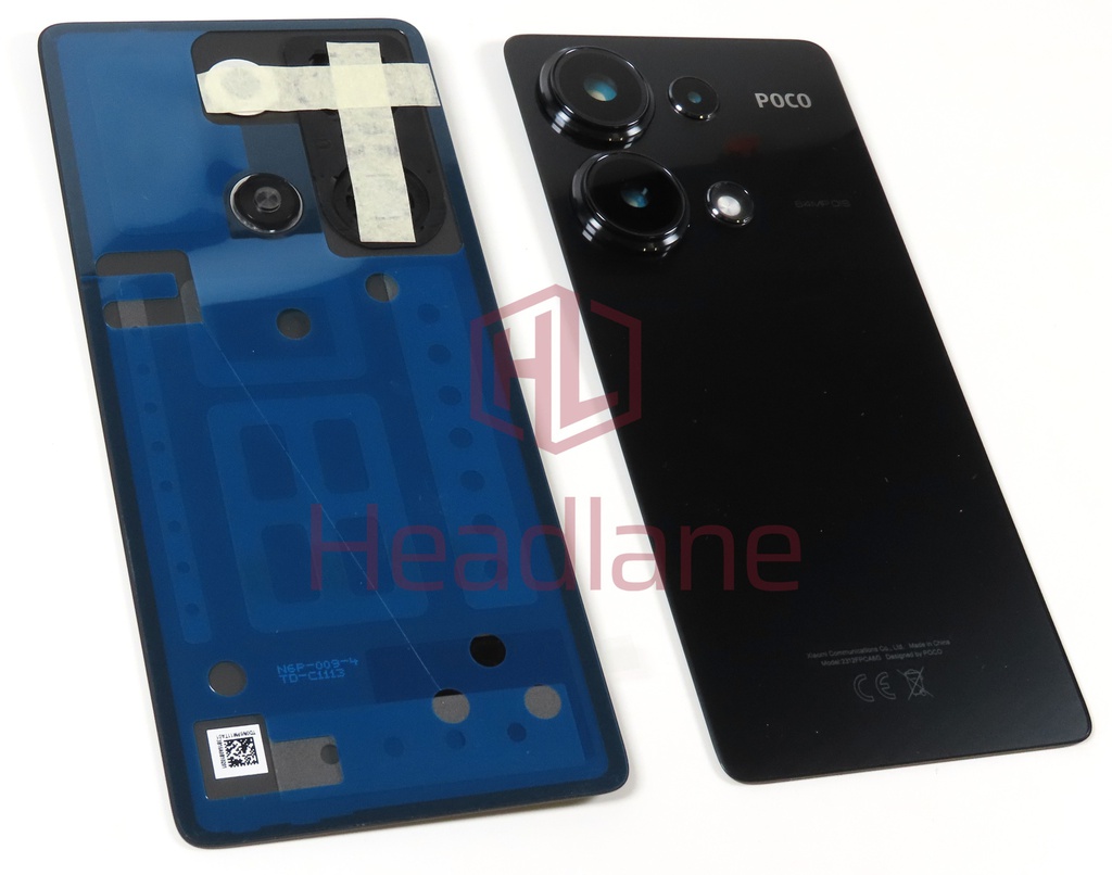 Xiaomi Poco M6 Pro Back / Battery Cover - Black