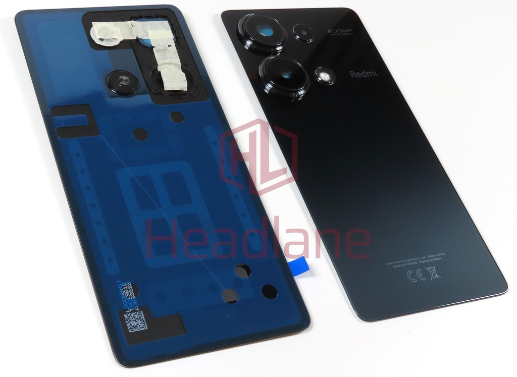 Xiaomi Redmi Note 13 Pro Back / Battery Cover - Black