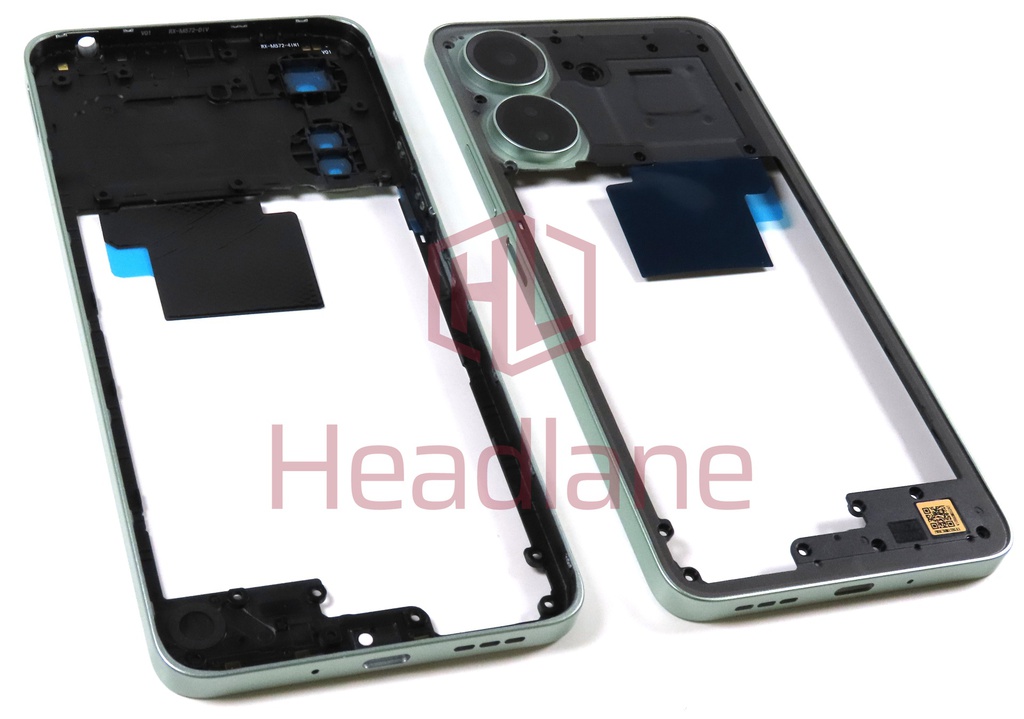 Xiaomi Redmi 13C Middle Cover / Chassis - Green