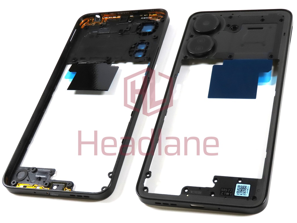 Xiaomi Redmi 13C Middle Cover / Chassis - Black
