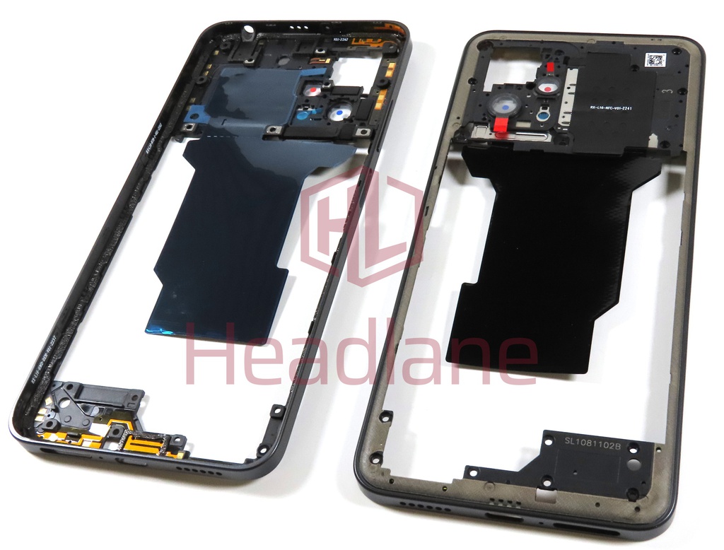 Xiaomi Poco X4 GT Middle Cover / Chassis - Black