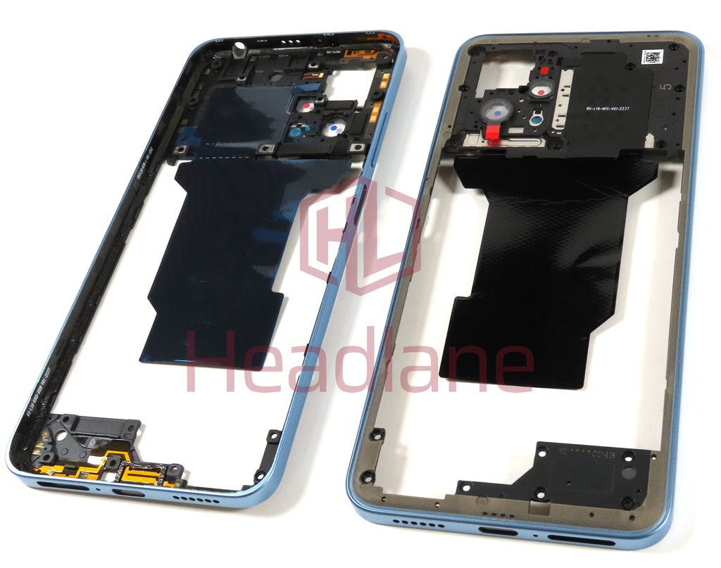 Xiaomi Poco X4 GT Middle Cover / Chassis - Blue