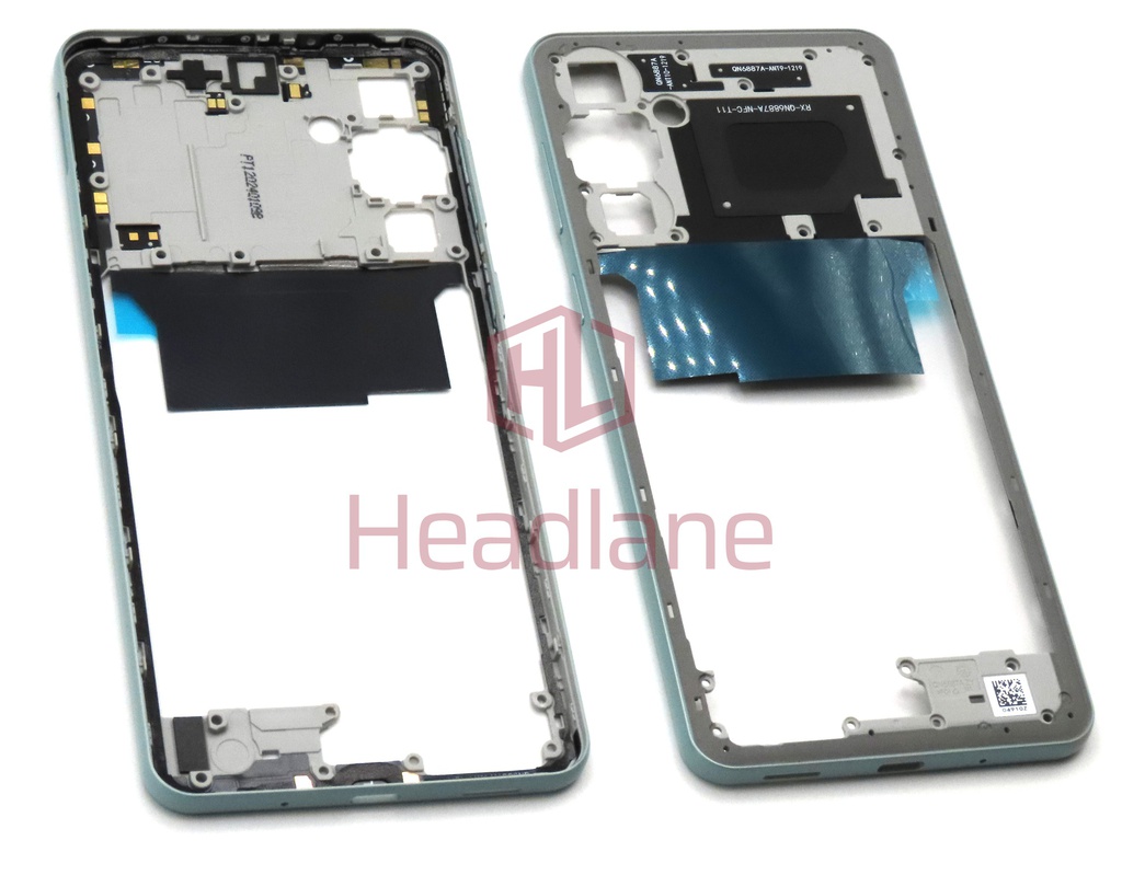 Samsung SM-M556 Galaxy M55 5G Middle Cover / Chassis - Light Green