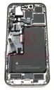 iPhone 15 Pro Back / Battery Cover + Small Parts - Natural Titanium (Pulled - Grade A)