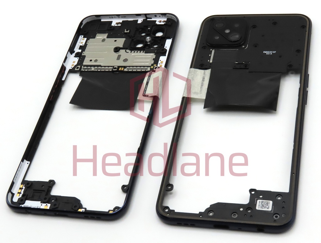 Oppo CPH2065 Reno4 Z 5G Middle Cover / Chassis - Black