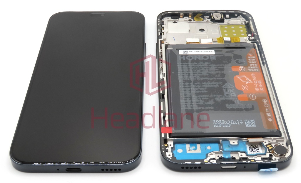 Honor X8b LCD Display / Screen + Touch + Battery - Black