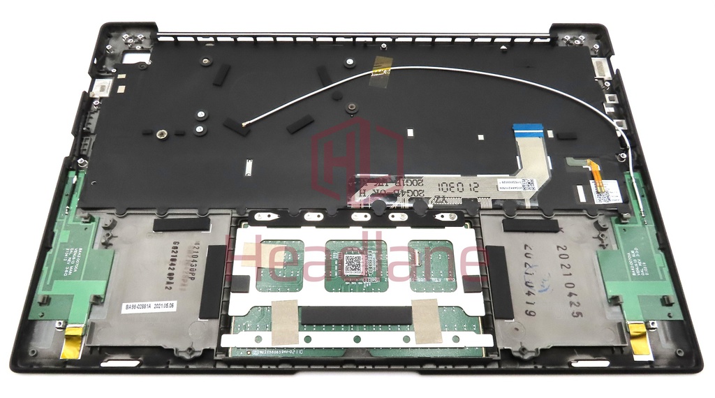 Samsung NP750XDA NP755XDA Galaxy Book 15&quot; /4G Top Cover + Touchpad + Keyboard - Blue (UK QWERTY)