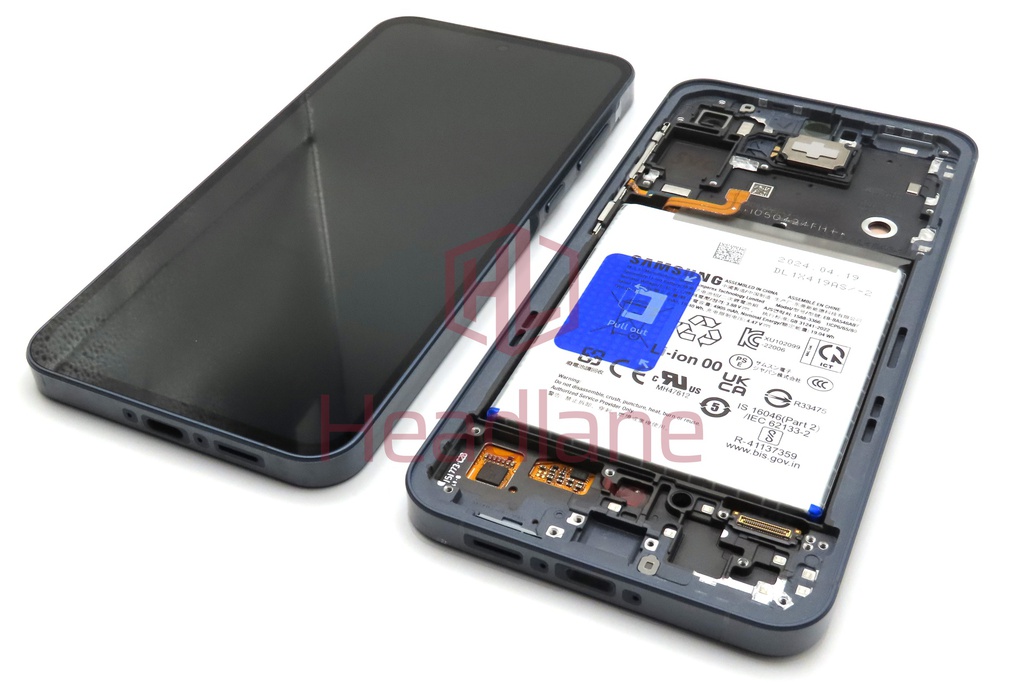 Samsung SM-A556 Galaxy A55 5G LCD Display / Screen + Touch + Battery - Black (Awesome Navy)