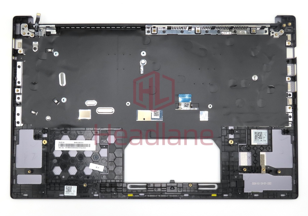 Samsung NP750XGL Galaxy Book4 15.6&quot; Top Cover + Keyboard (UK QWERTY) - Grey