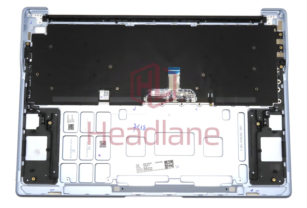 Samsung NP960XMA Galaxy Book4 Edge 16&quot; Top Cover + Keyboard - Sapphire Blue (UK QWERTY)