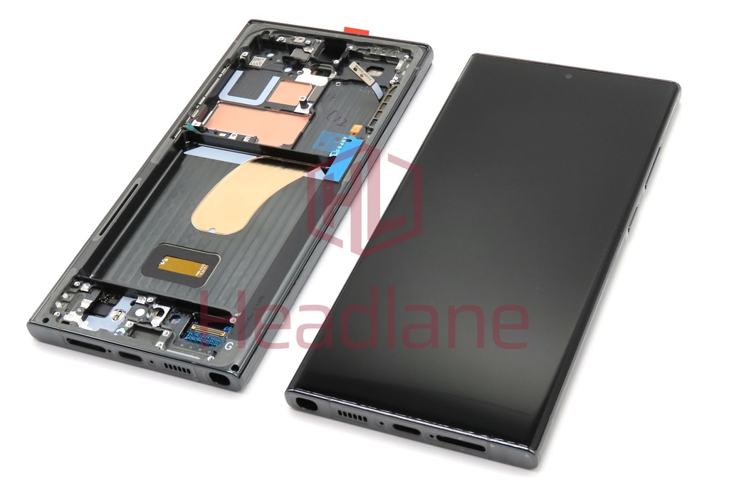 Samsung SM-S918 Galaxy S23 Ultra LCD Display / Screen + Touch - Green (With Frame - Self Assembled)