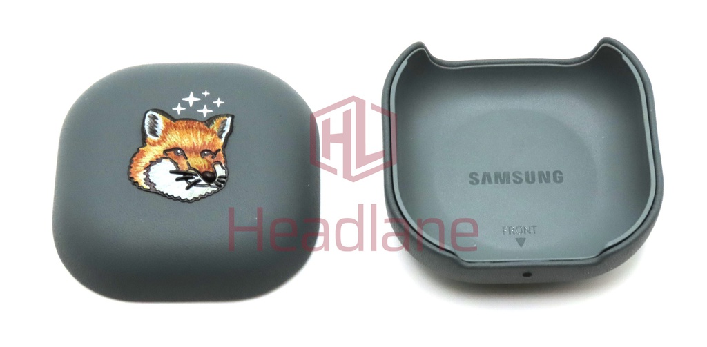 Samsung SM-R177 Galaxy Buds2 (2021) Charging Case / Cradle Leather Cover - Maison Kitsuné