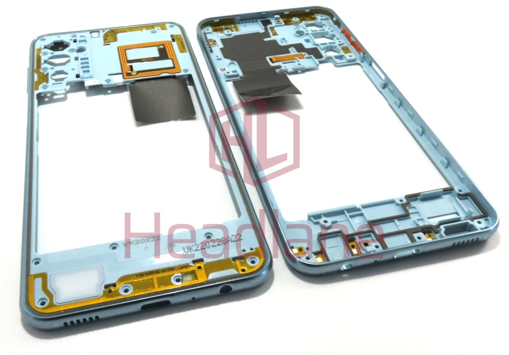 Samsung SM-M236 Galaxy M23 5G Middle Cover / Chassis - Blue