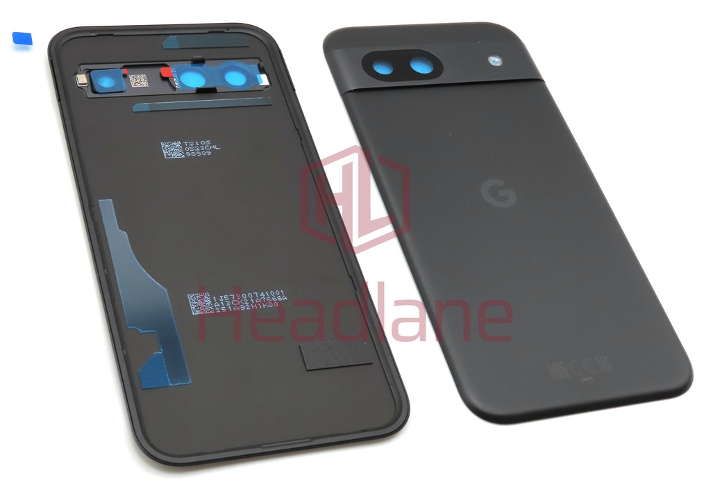 Google Pixel 8a Back / Battery Cover - Obsidian / Black