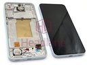 Samsung SM-A356 Galaxy A35 5G LCD Display / Screen + Touch + Frame - Blue (Awesome Iceblue) (Assembled)