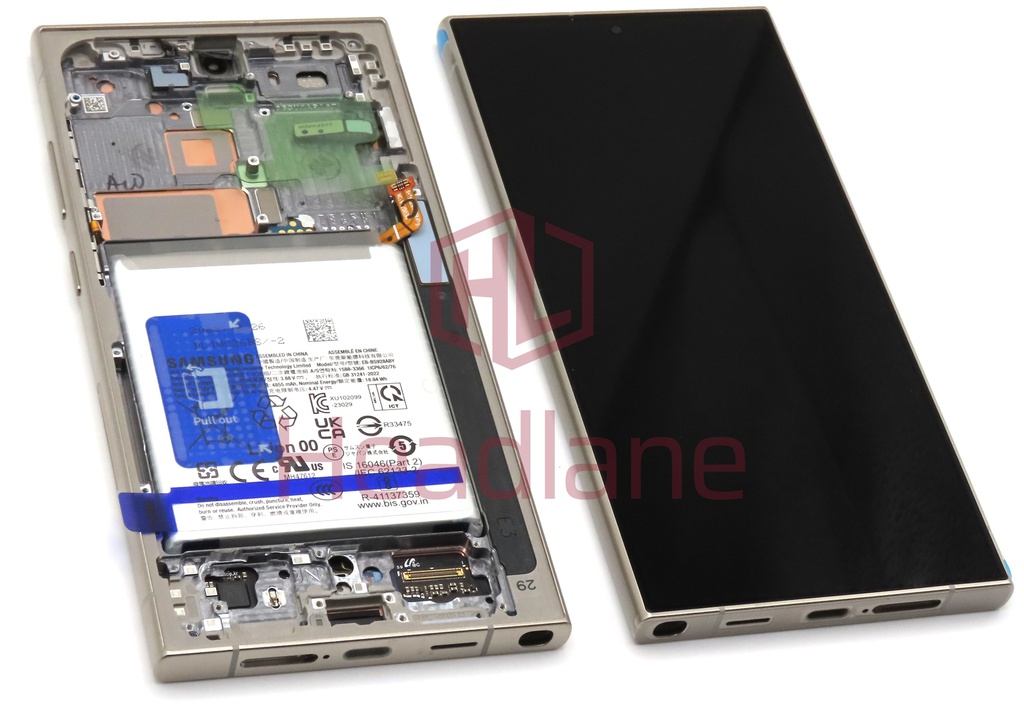 Samsung SM-S928U Galaxy S24 Ultra LCD Display / Screen + Touch + Battery - Titanium Grey / Titanium Orange / Titanium Violet (USA Version)