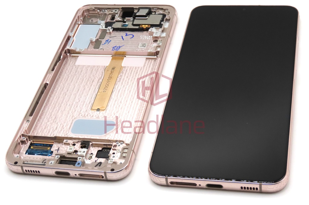 Samsung SM-S906 Galaxy S22+ / Plus LCD Display / Screen + Touch - Pink Gold (Pulled - New)