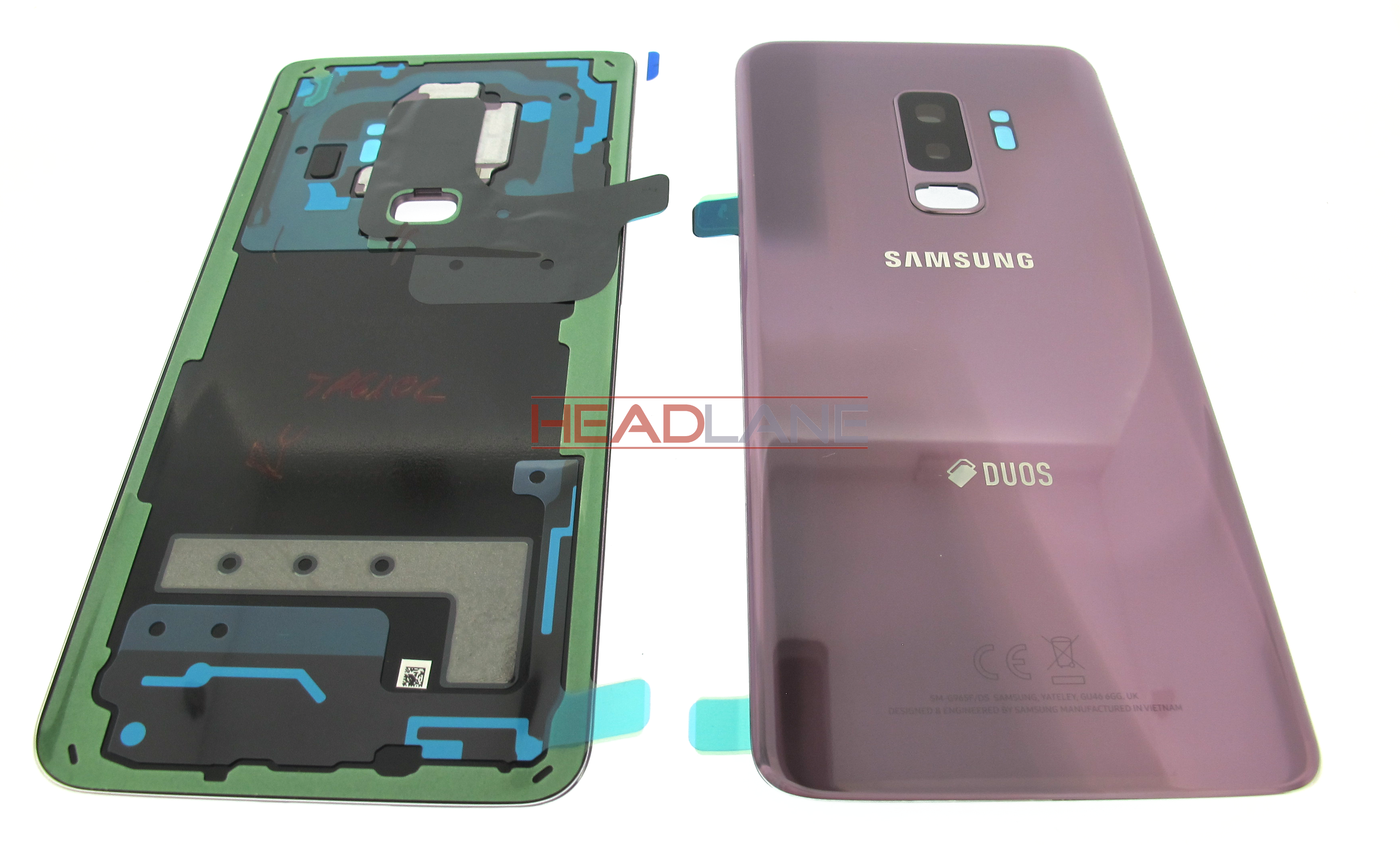 Samsung SM-G965F Galaxy S9+ Hybrid SIM Battery Cover- Purple