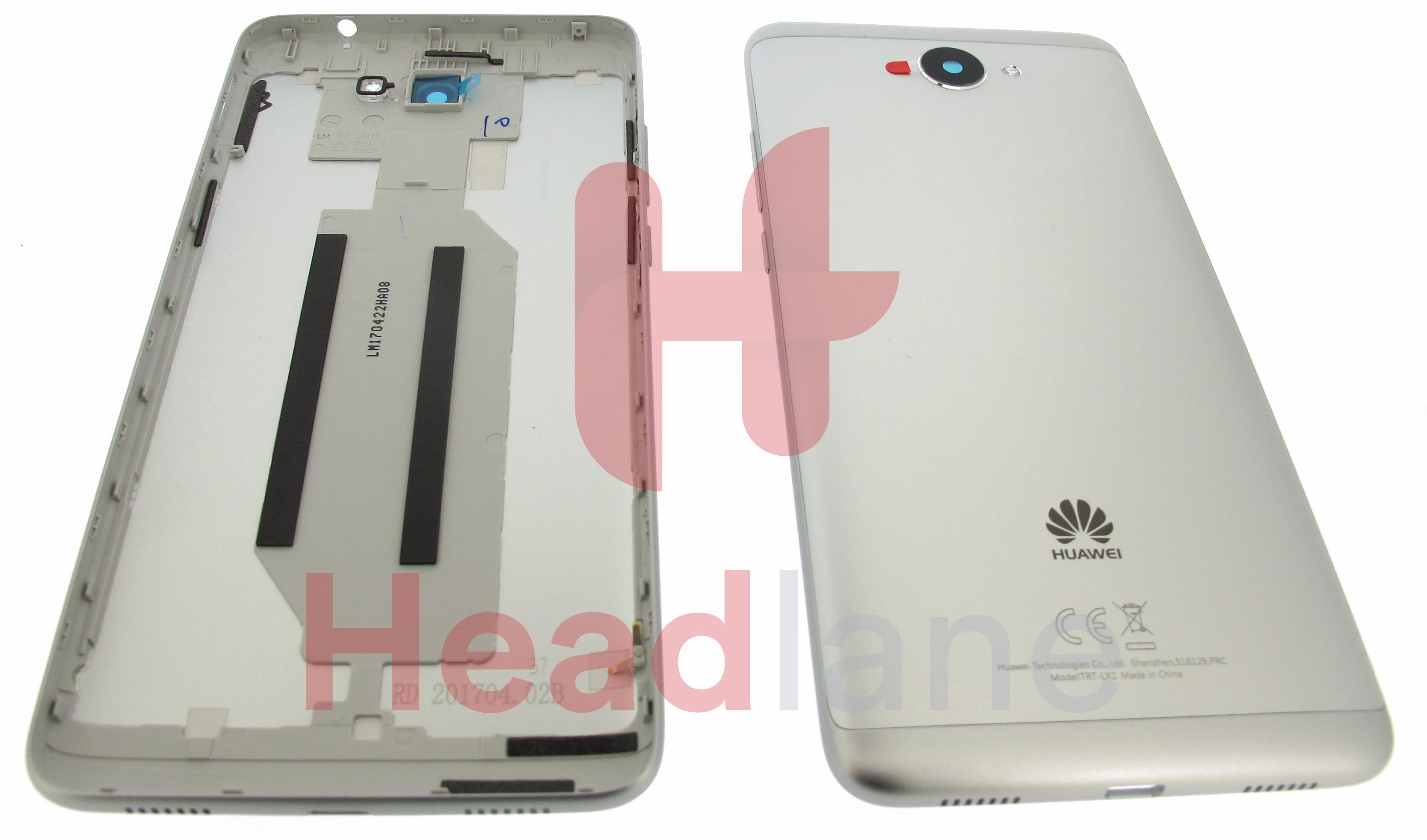 Huawei Y7 (2017) Battery / Back Cover - Silver