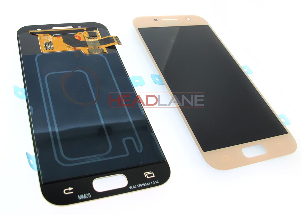 Samsung SM-A320 Galaxy A3 (2017) LCD Display / Screen + Touch - Pink