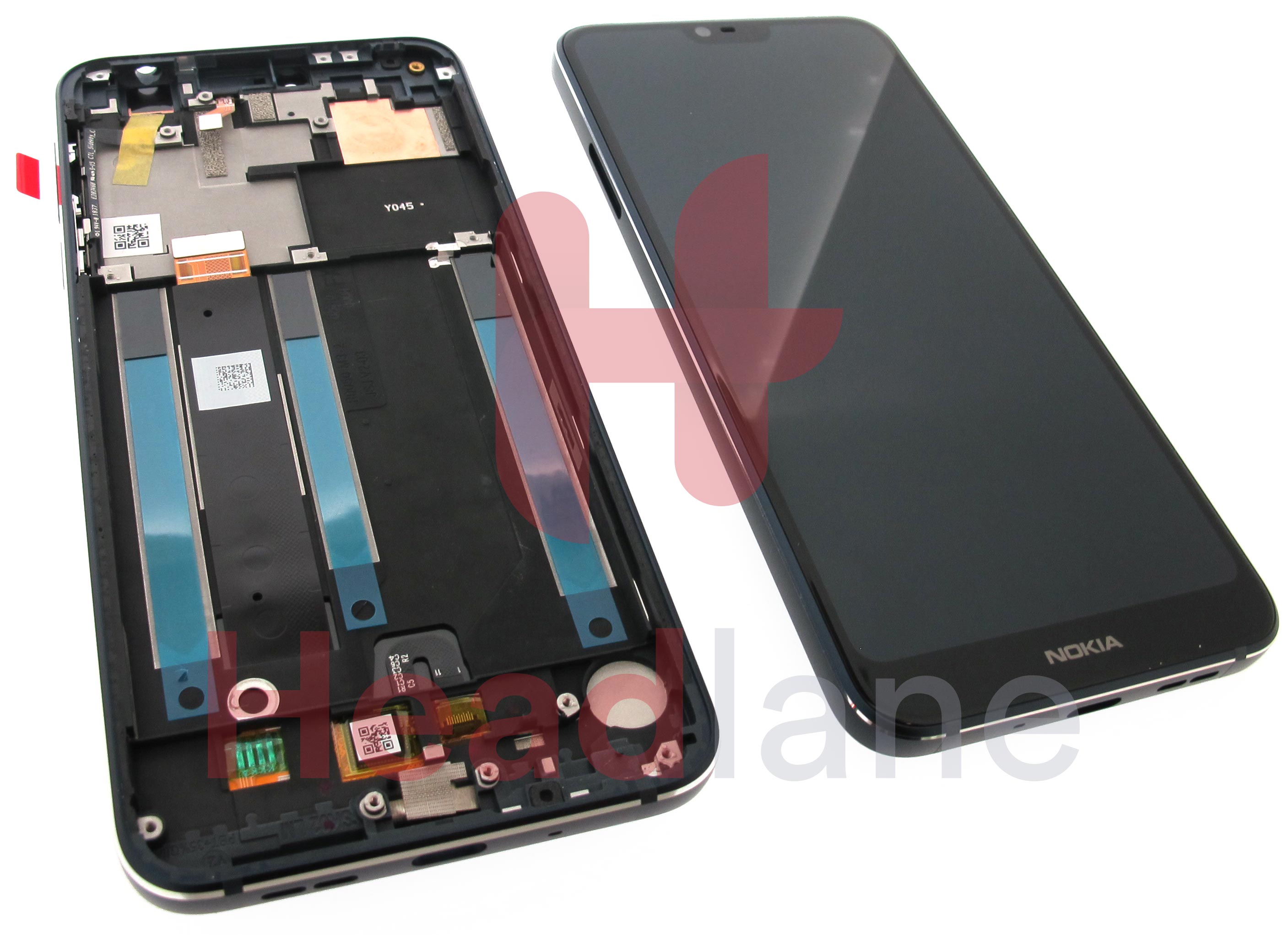 Nokia TA-1100 TA-1095 7.1 LCD Display / Screen + Touch - Blue