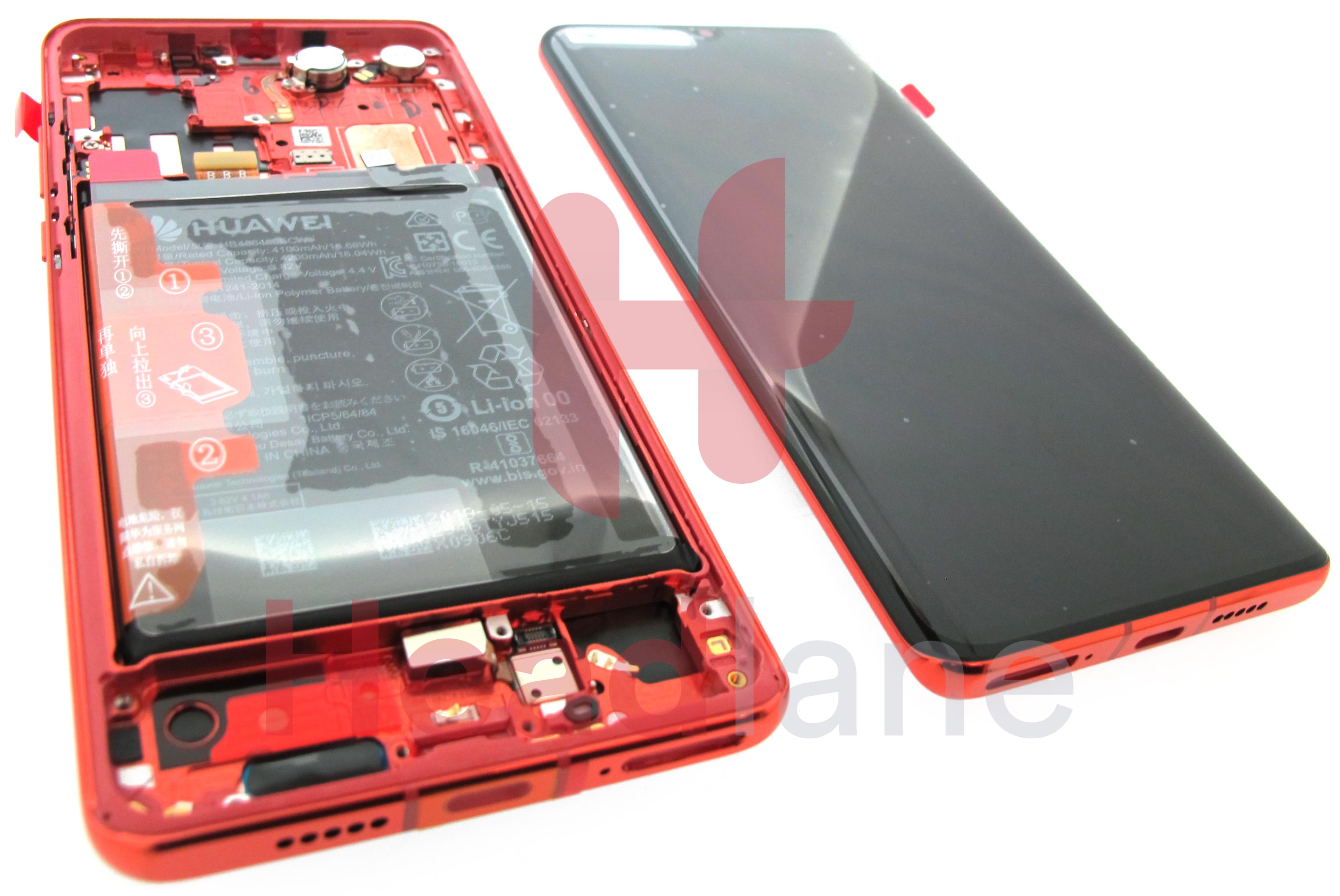 Huawei P30 Pro LCD Display / Screen + Touch + Battery - Amber Sunrise