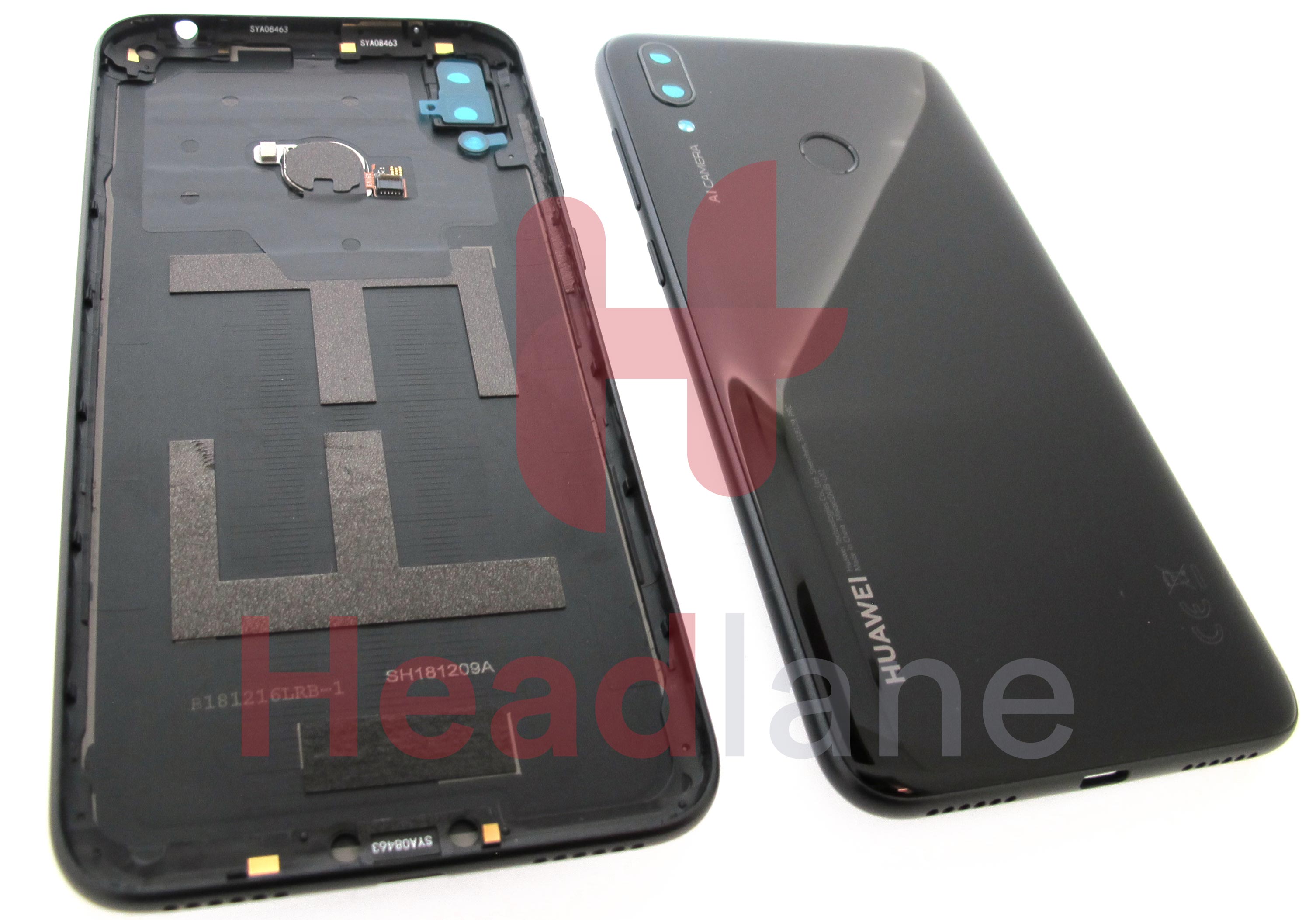 Huawei Y7 (2019) Back / Battery Cover - Black