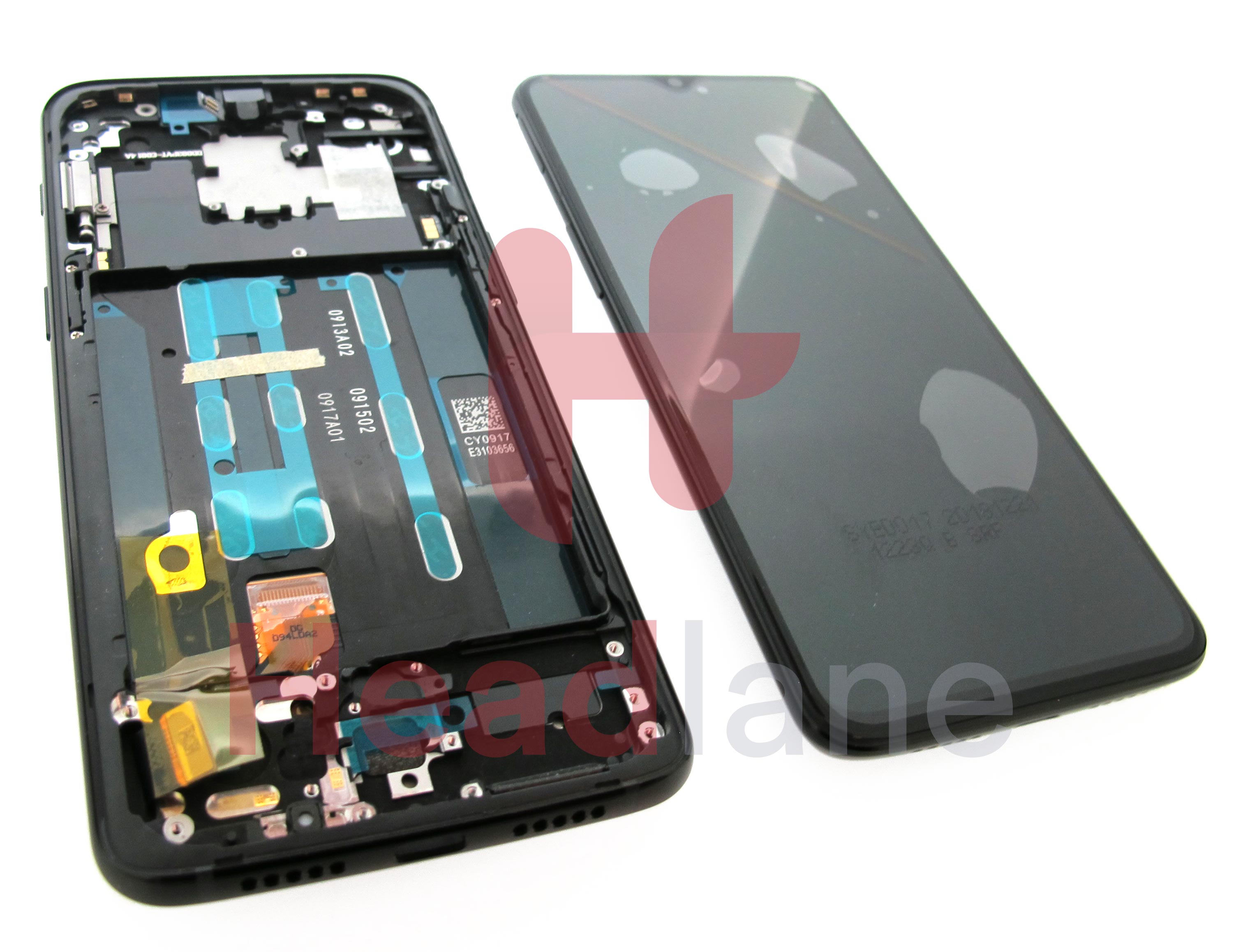 OnePlus 6T LCD Display / Screen + Touch - Mirror Black