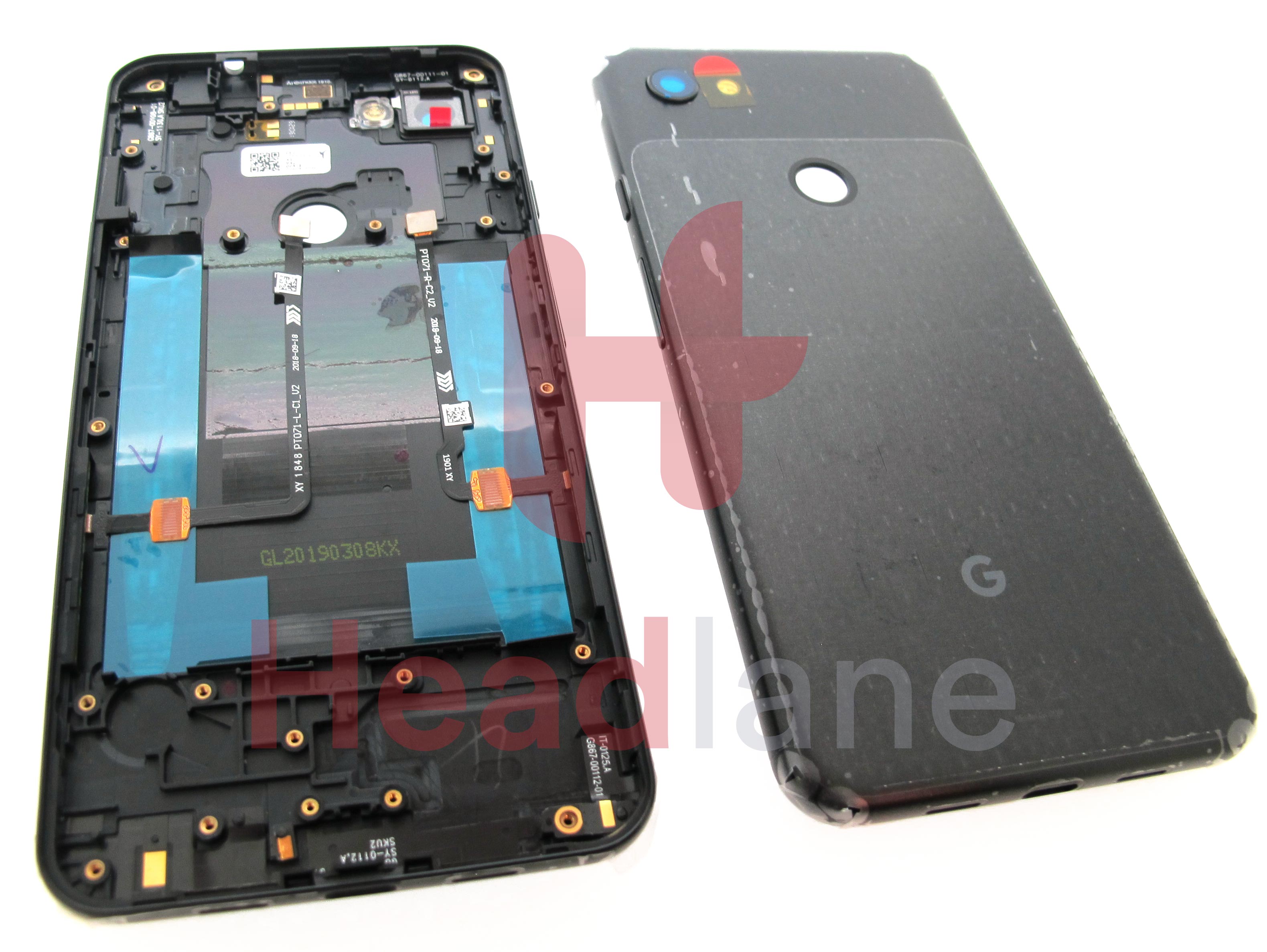 Google Pixel 3a XL Back / Battery Cover - Licorice Black