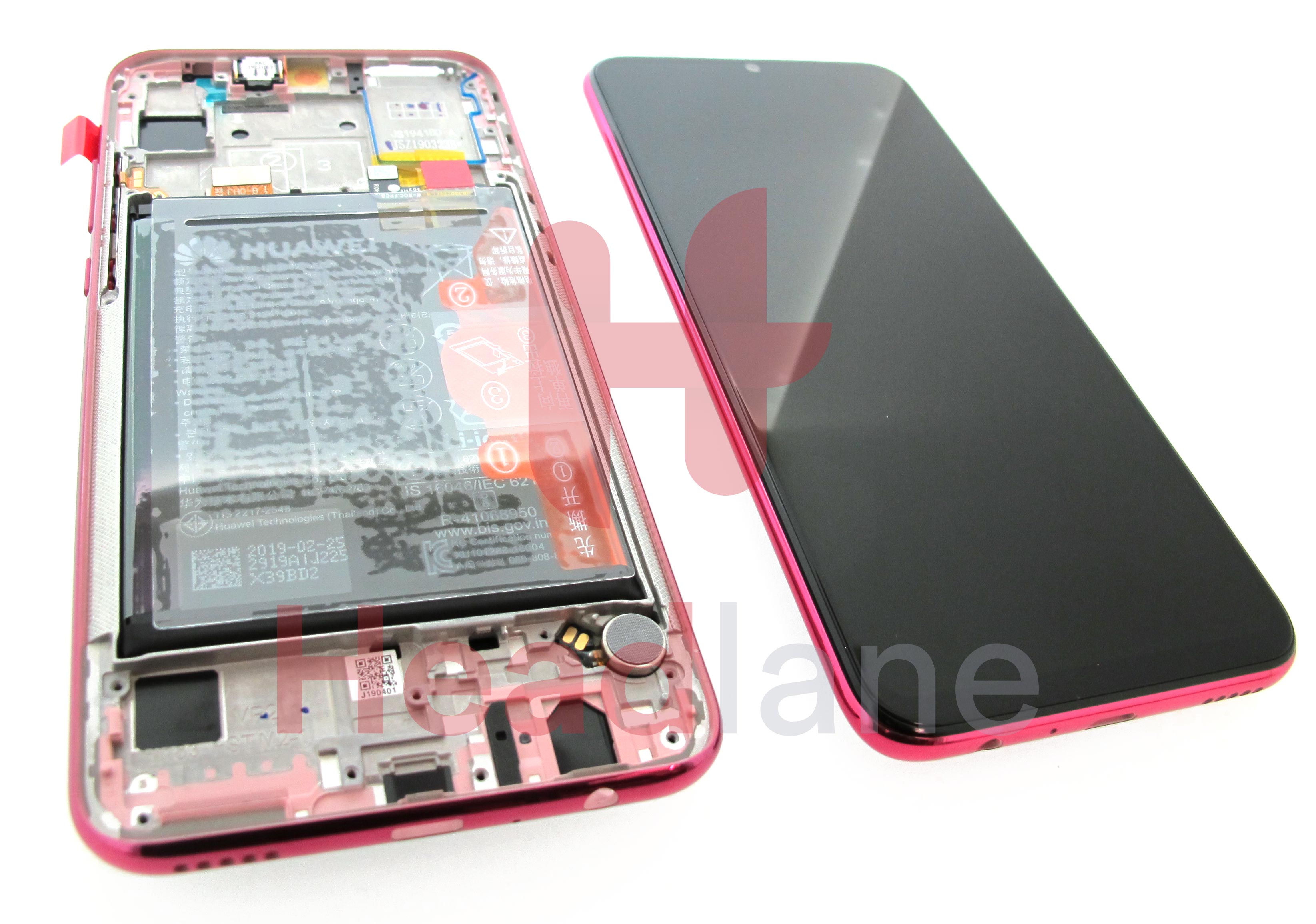 Huawei Honor 20 Lite LCD Display / Screen + Touch + Battery - Red