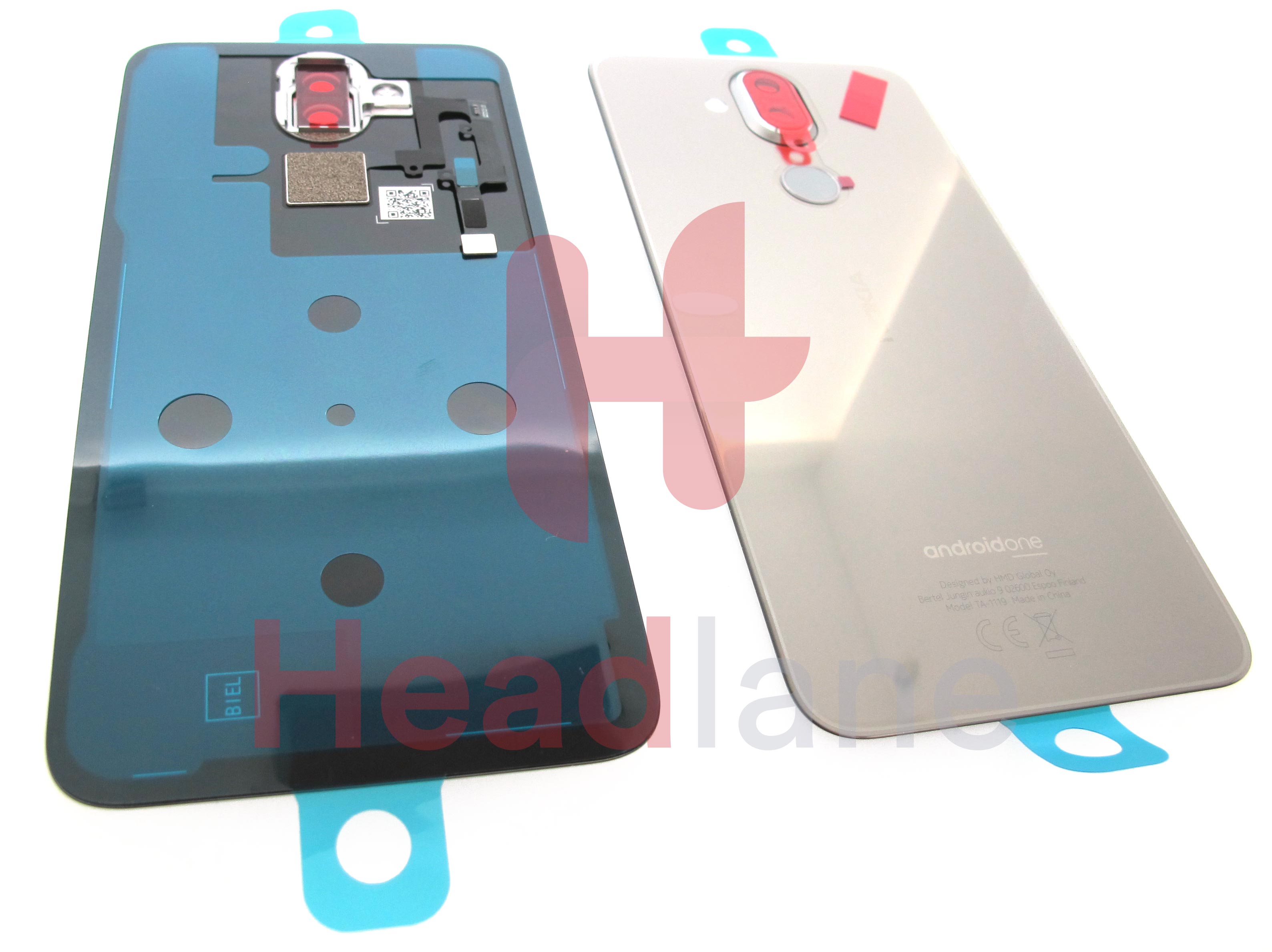 Nokia TA-1119 (Dual SIM) 8.1 Back / Battery Cover - Iron