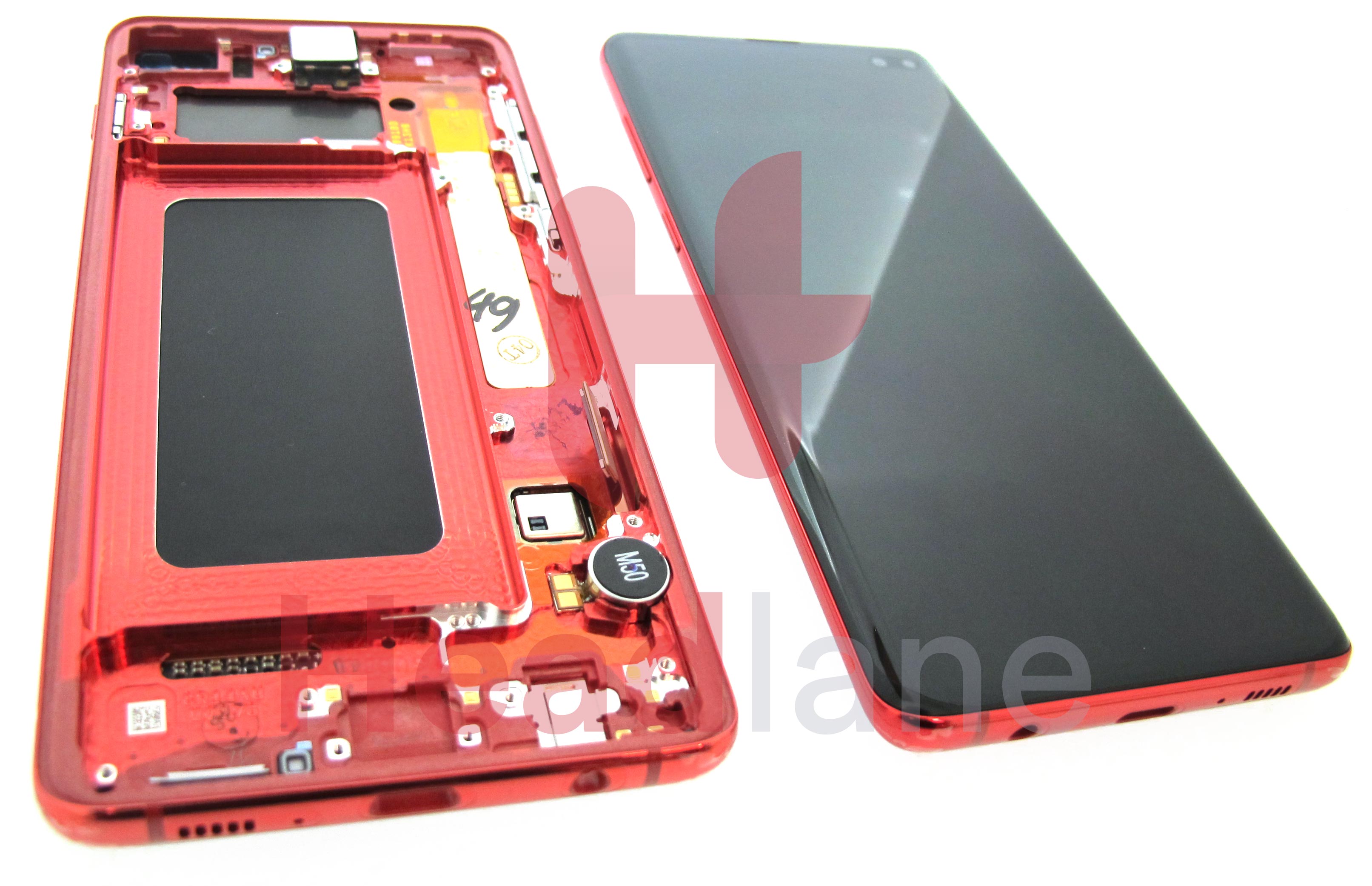 Samsung SM-G975 Galaxy S10+ / S10 Plus LCD Display / Screen + Touch - Cardinal Red