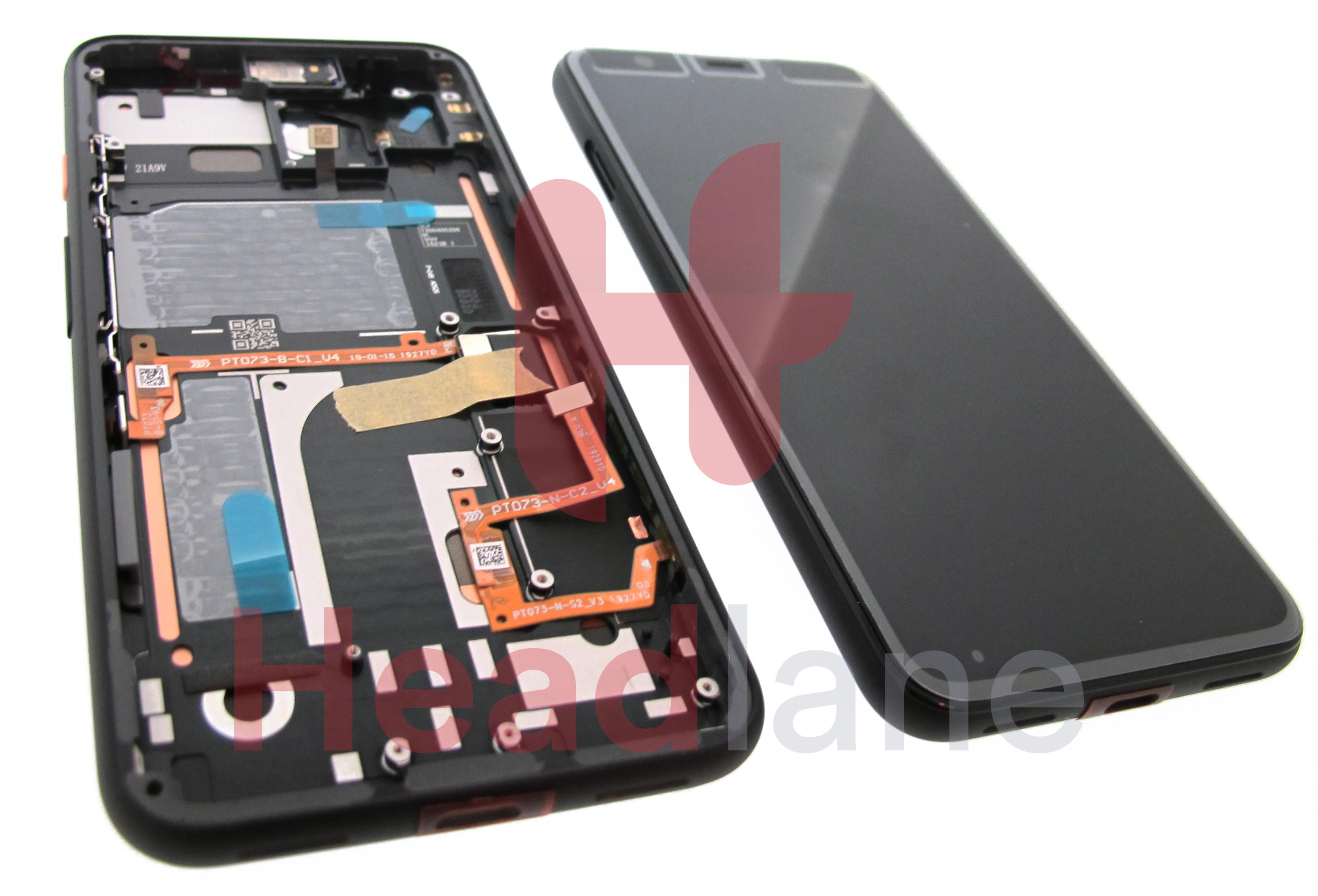 Google Pixel 4 LCD Display / Screen + Touch - Orange