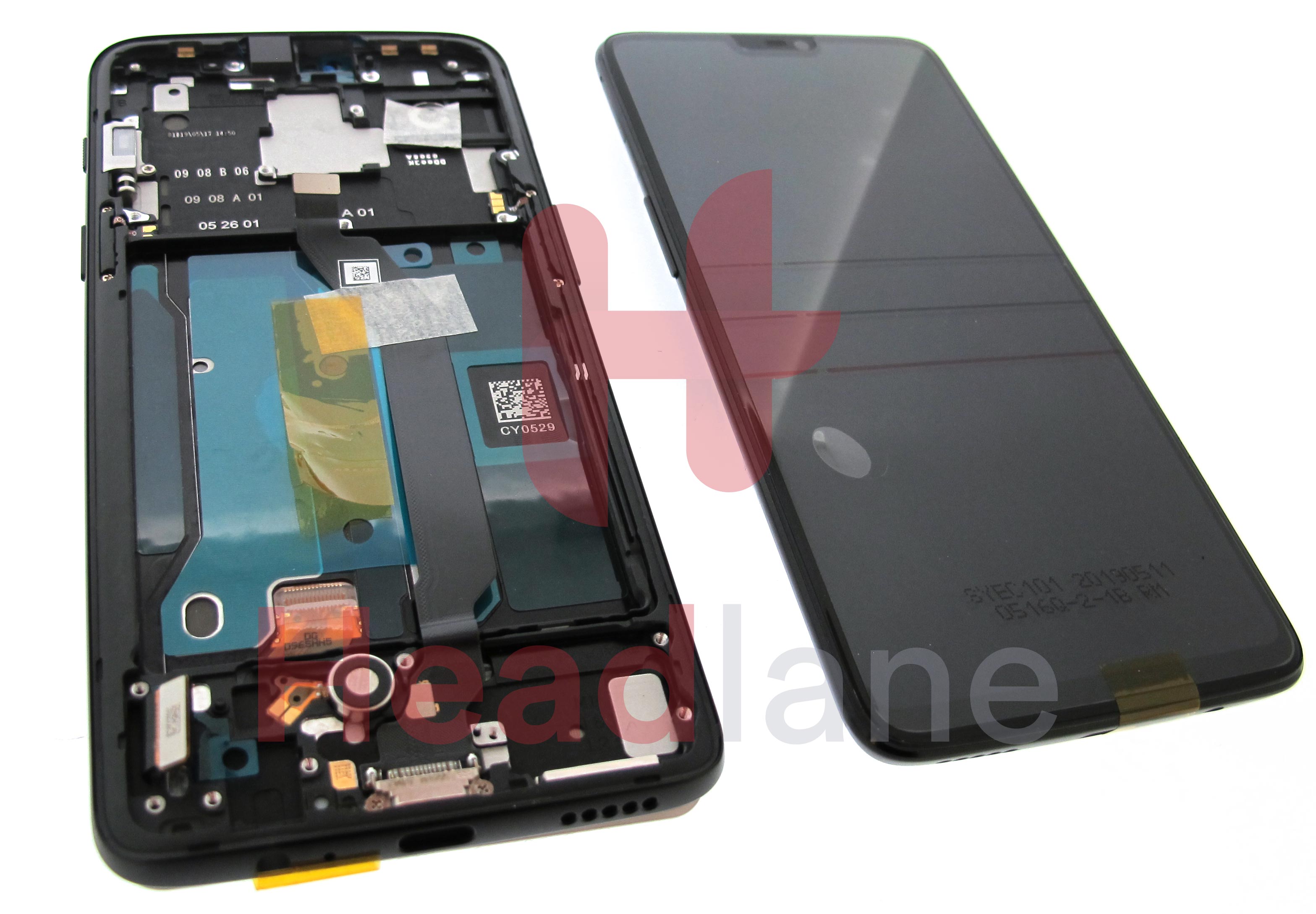 OnePlus 6 LCD Display / Screen + Touch - Midnight Black