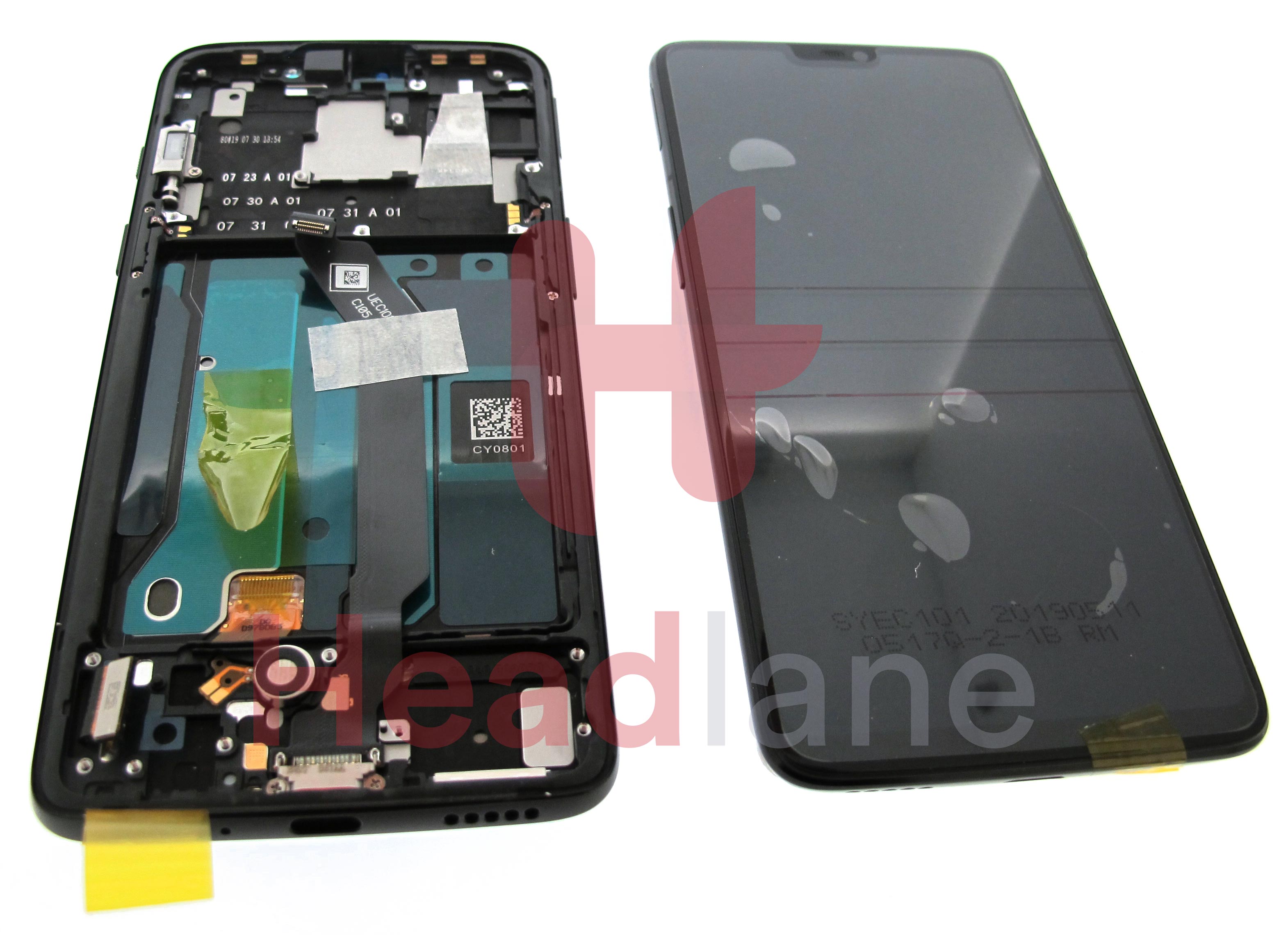 OnePlus 6 LCD Display / Screen + Touch - Midnight Black