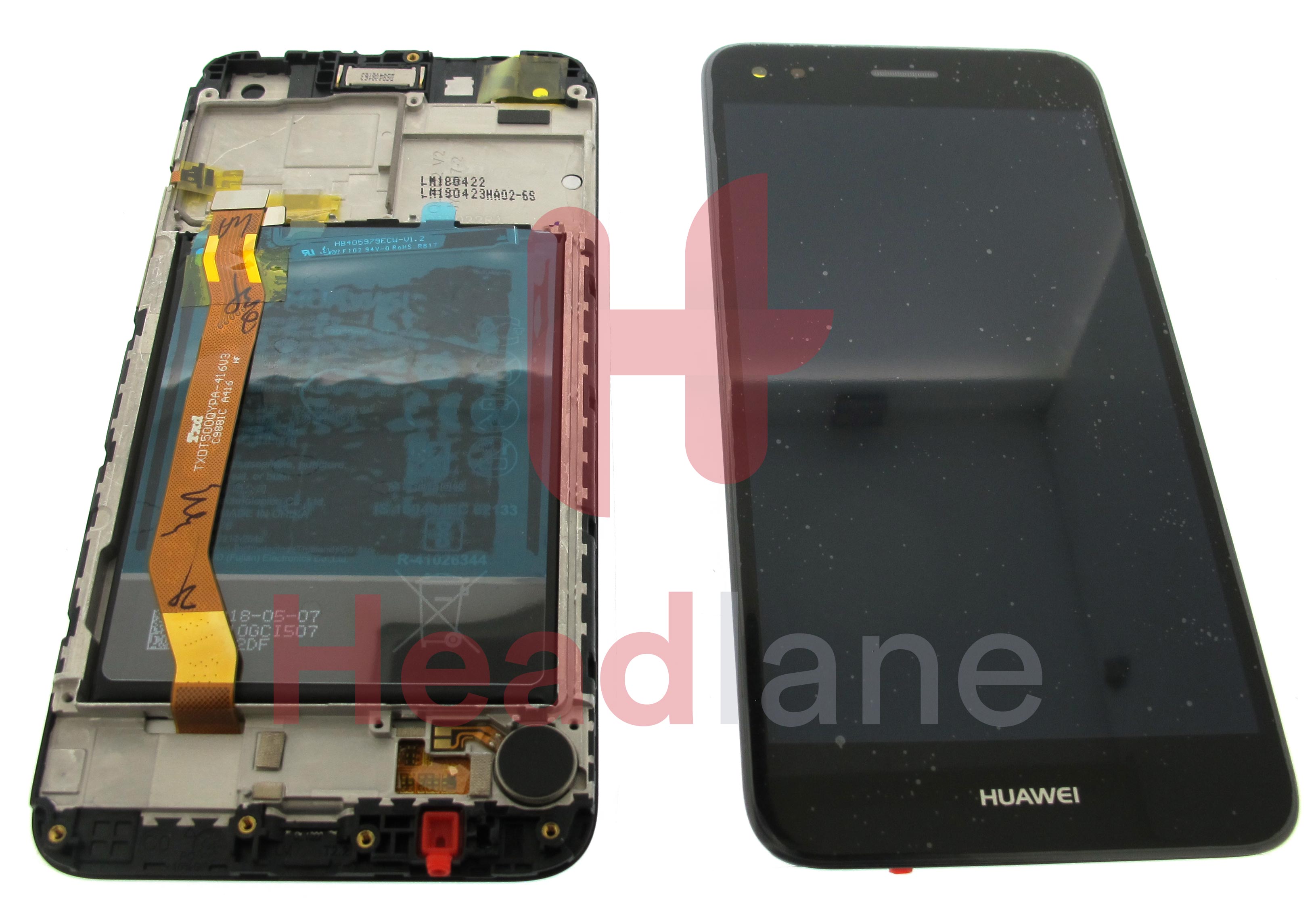 Huawei Nova Lite (2017) LCD Display / Screen + Touch + Battery - Black