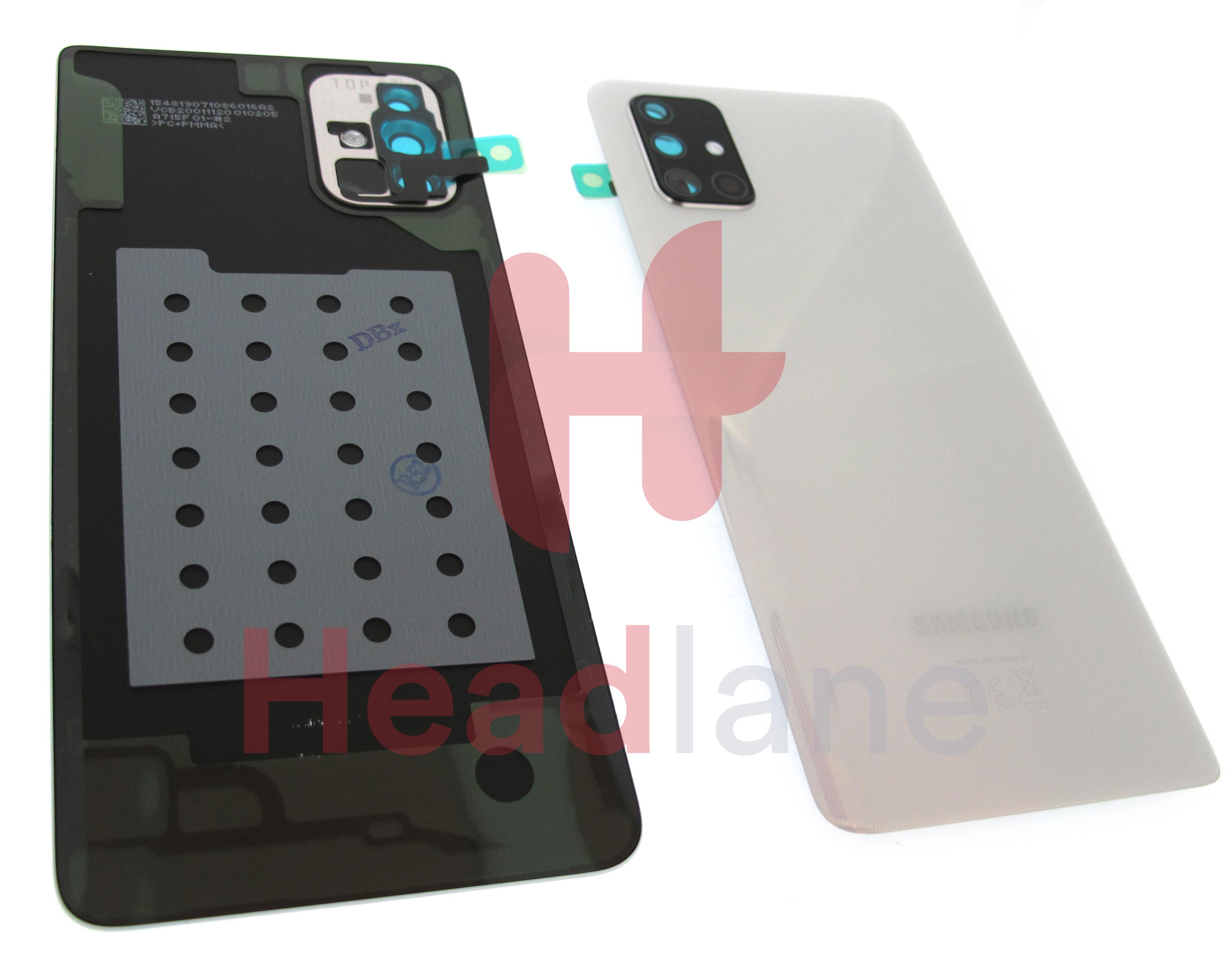 Samsung SM-A715 Galaxy A71 Back / Battery Cover - Silver