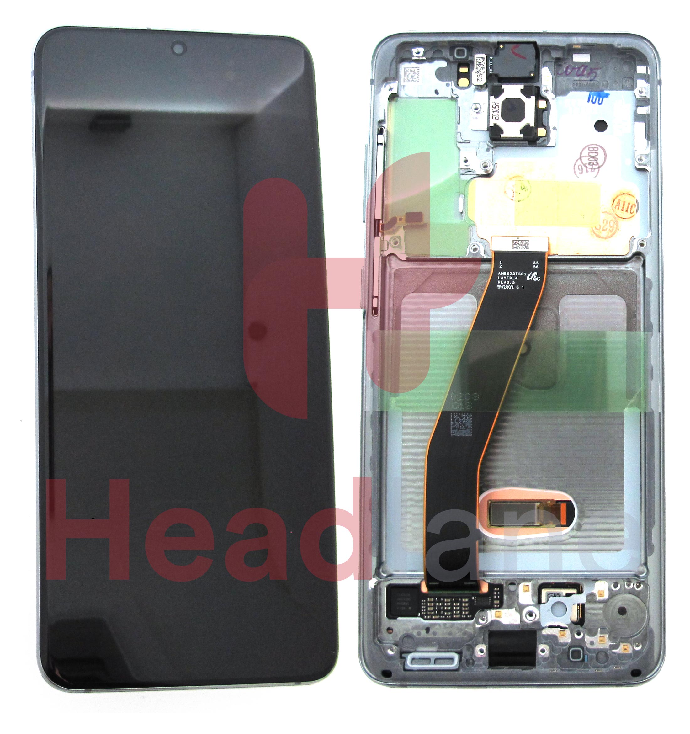 Samsung SM-G980 Galaxy S20 LCD Display / Screen + Touch - Grey