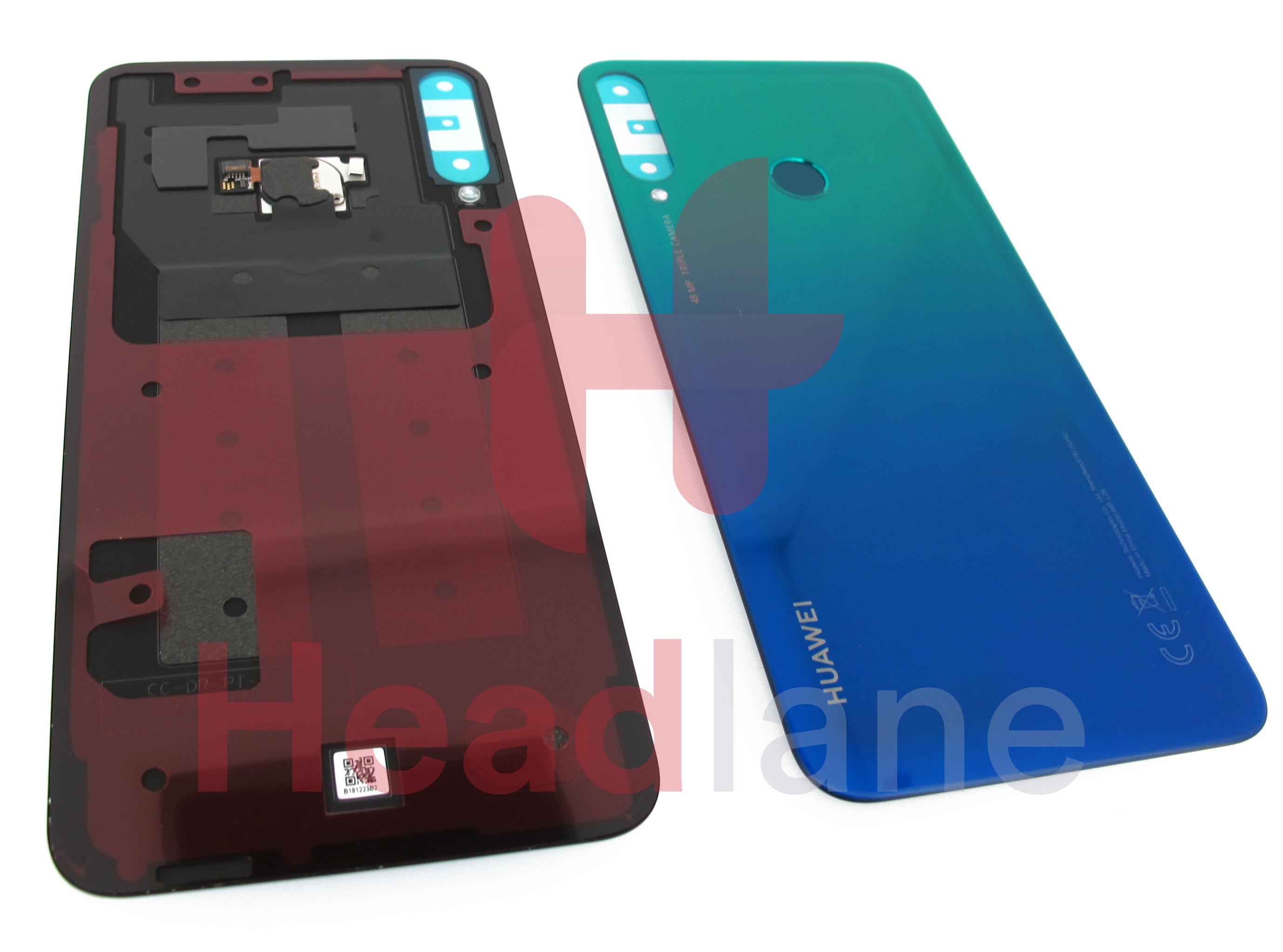 Huawei P40 Lite E Back / Battery Cover - Aurora Blue