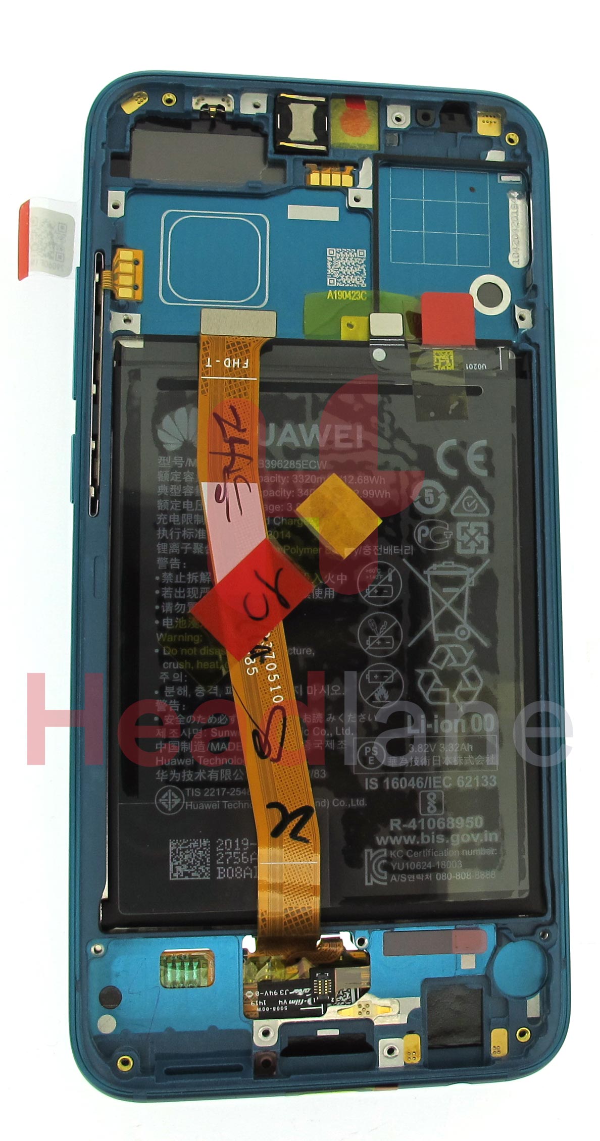 Huawei Honor 10 LCD Display / Screen + Touch + Battery - Green