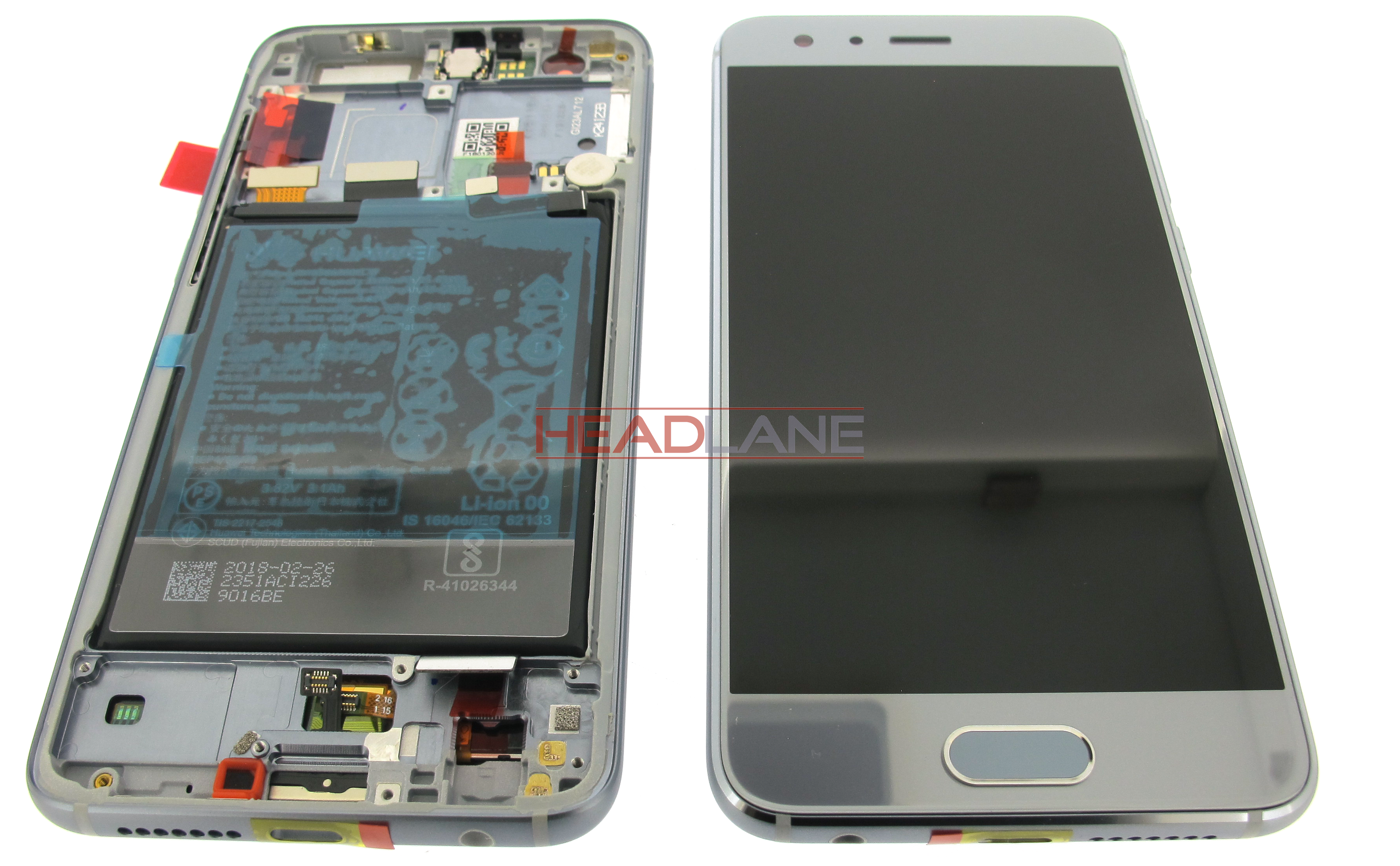 Huawei Honor 9 / Premium LCD / Touch + Battery - Silver Grey