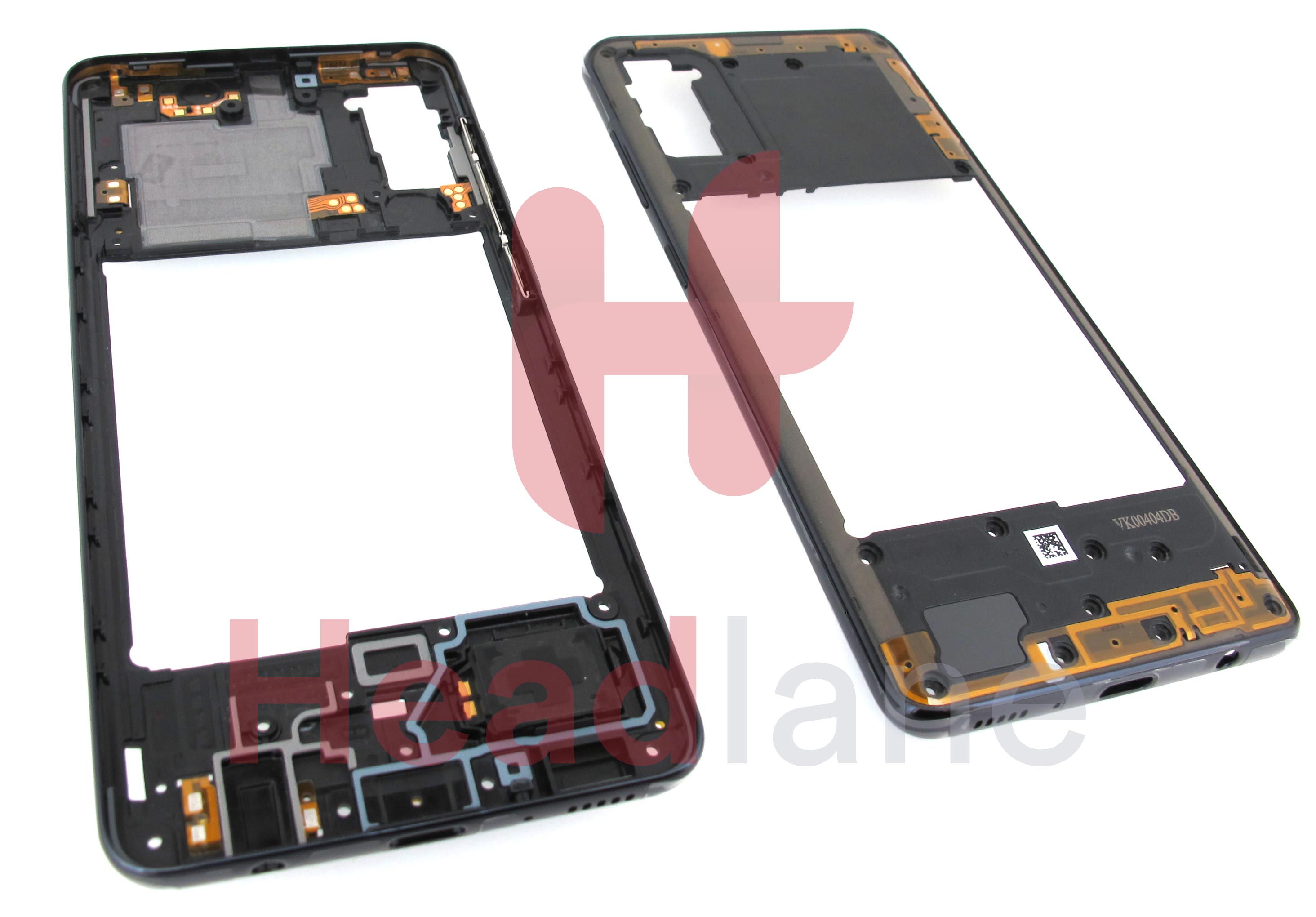 Samsung SM-A415 Galaxy A41 Middle Cover / Chassis - Black