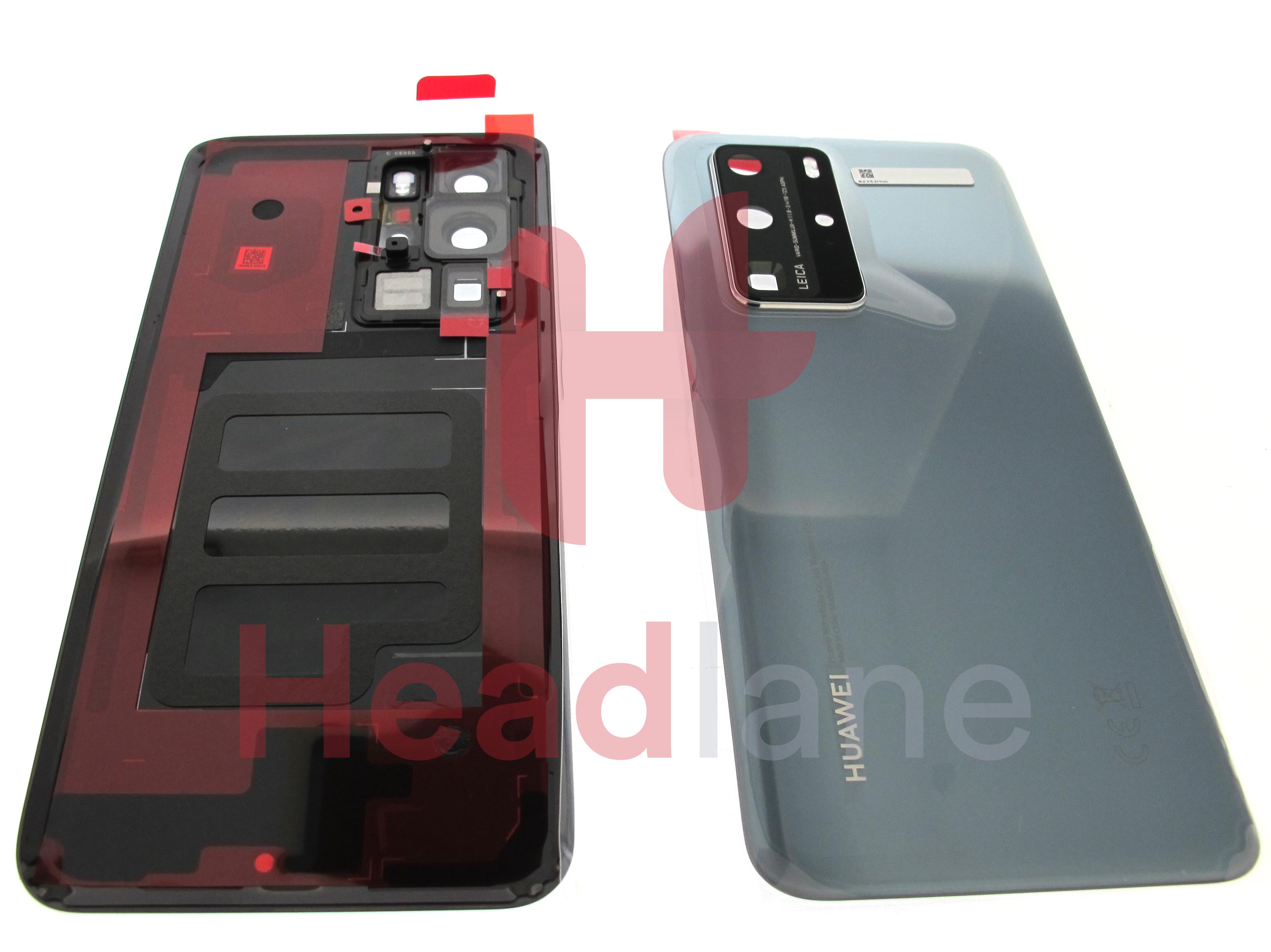 Huawei P40 Pro Back / Battery Cover - Silver Frost