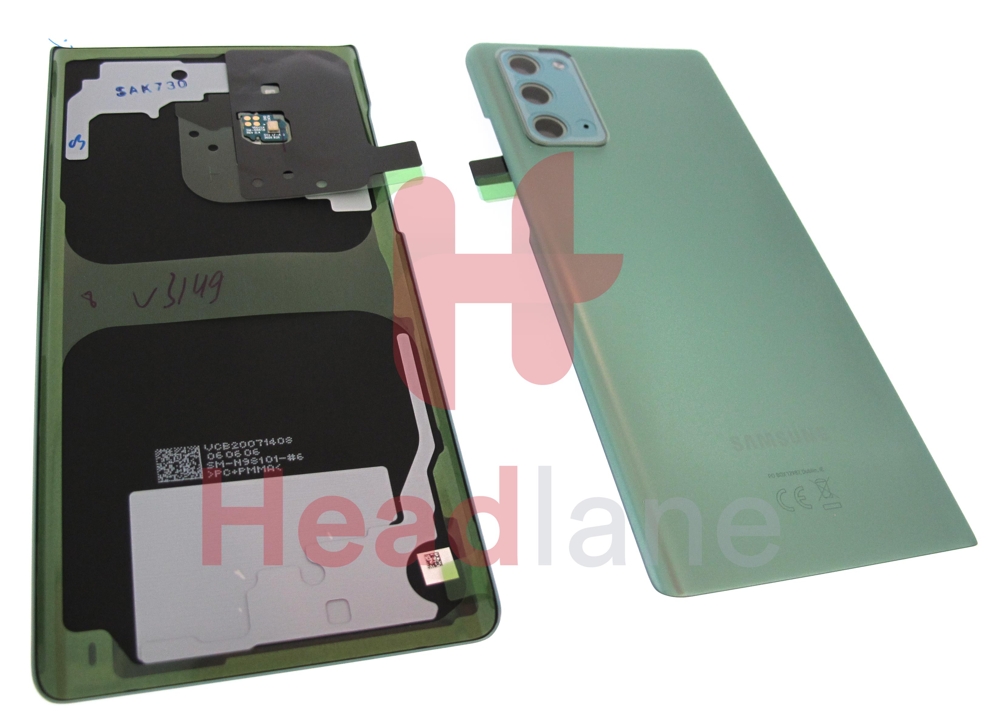 Samsung SM-N981 Galaxy Note 20 5G Back / Battery Cover - Green