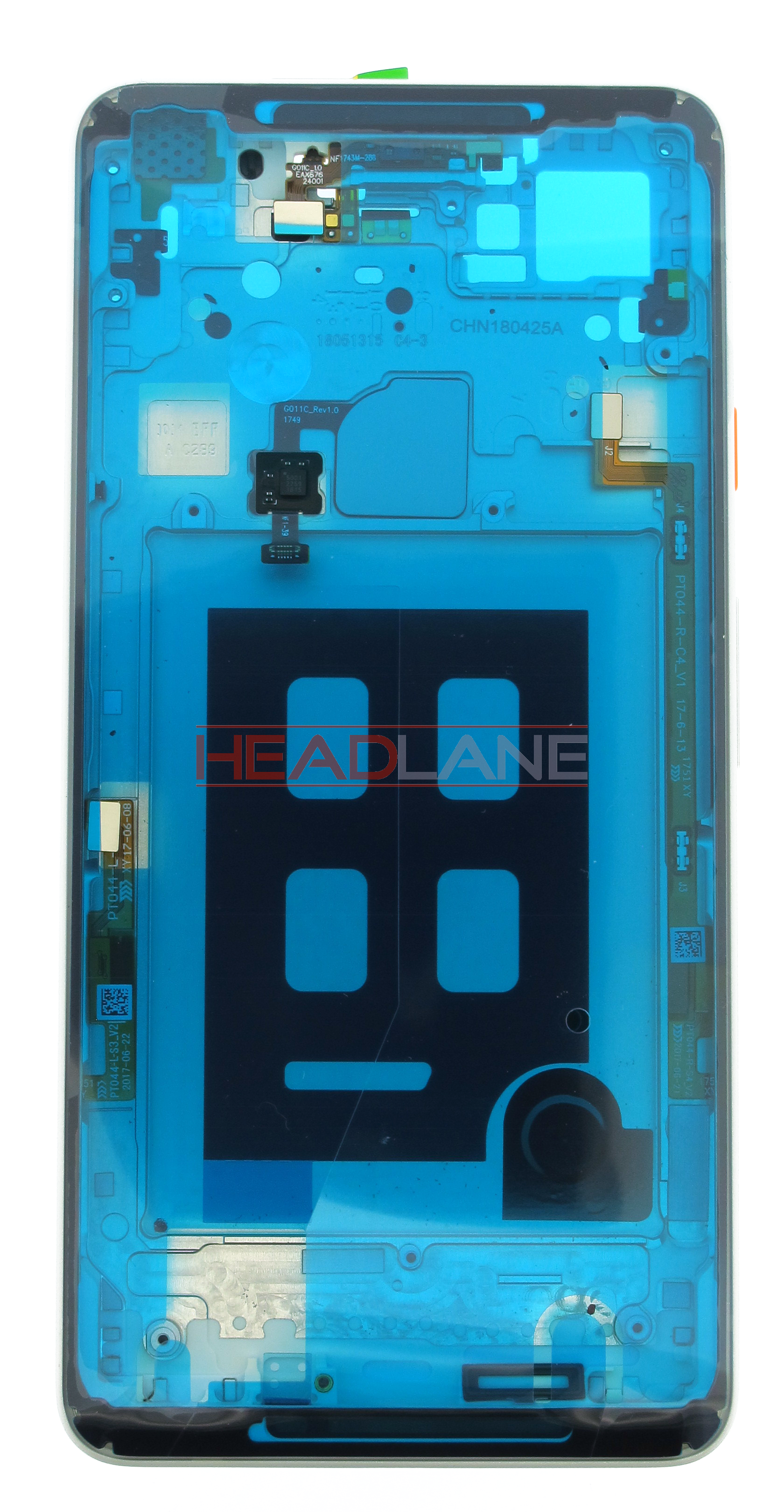 Google Pixel 2 XL Back / Battery Cover - Black and White