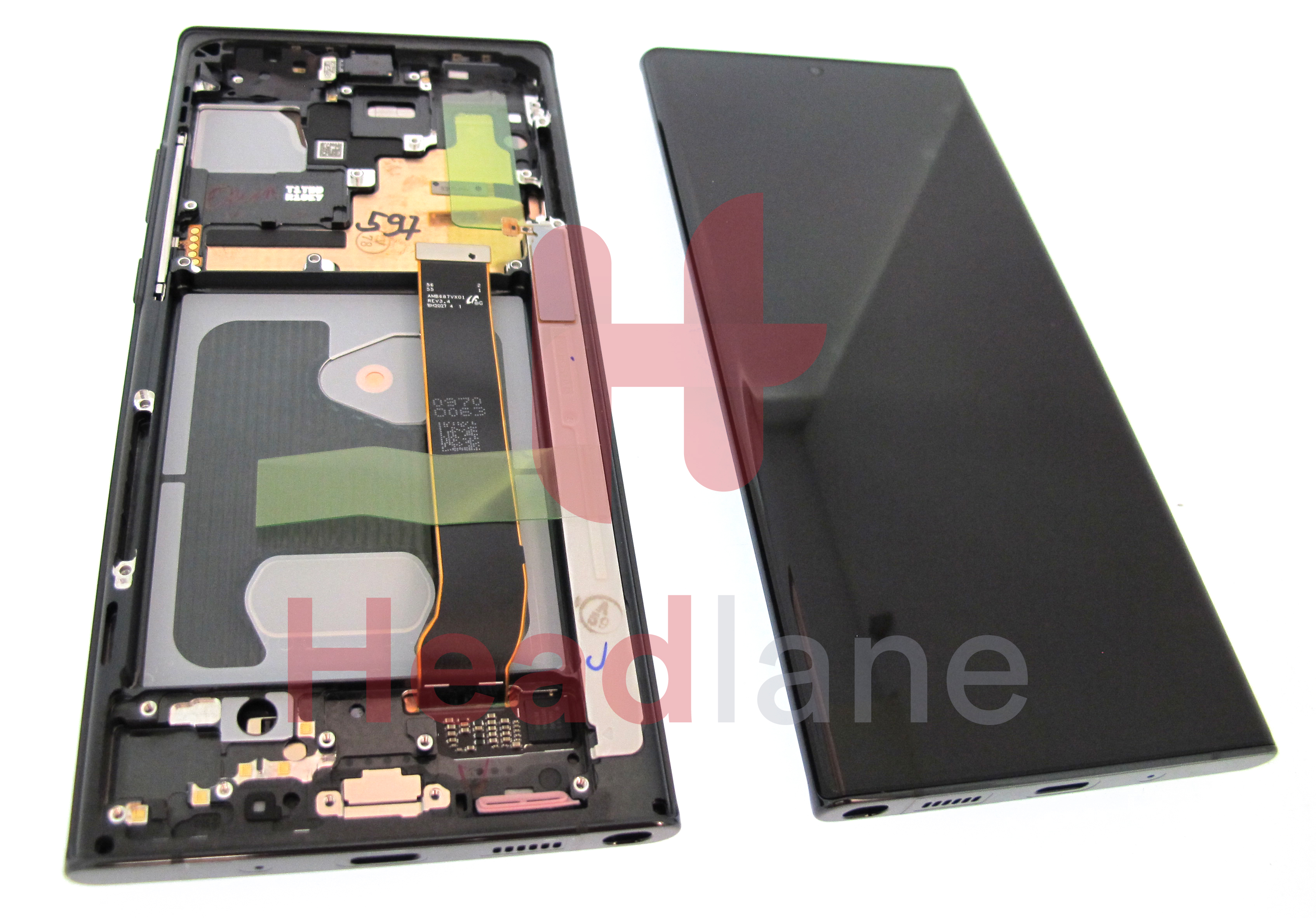 Samsung SM-N986 Galaxy Note 20 Ultra 5G LCD Display / Screen + Touch - Black