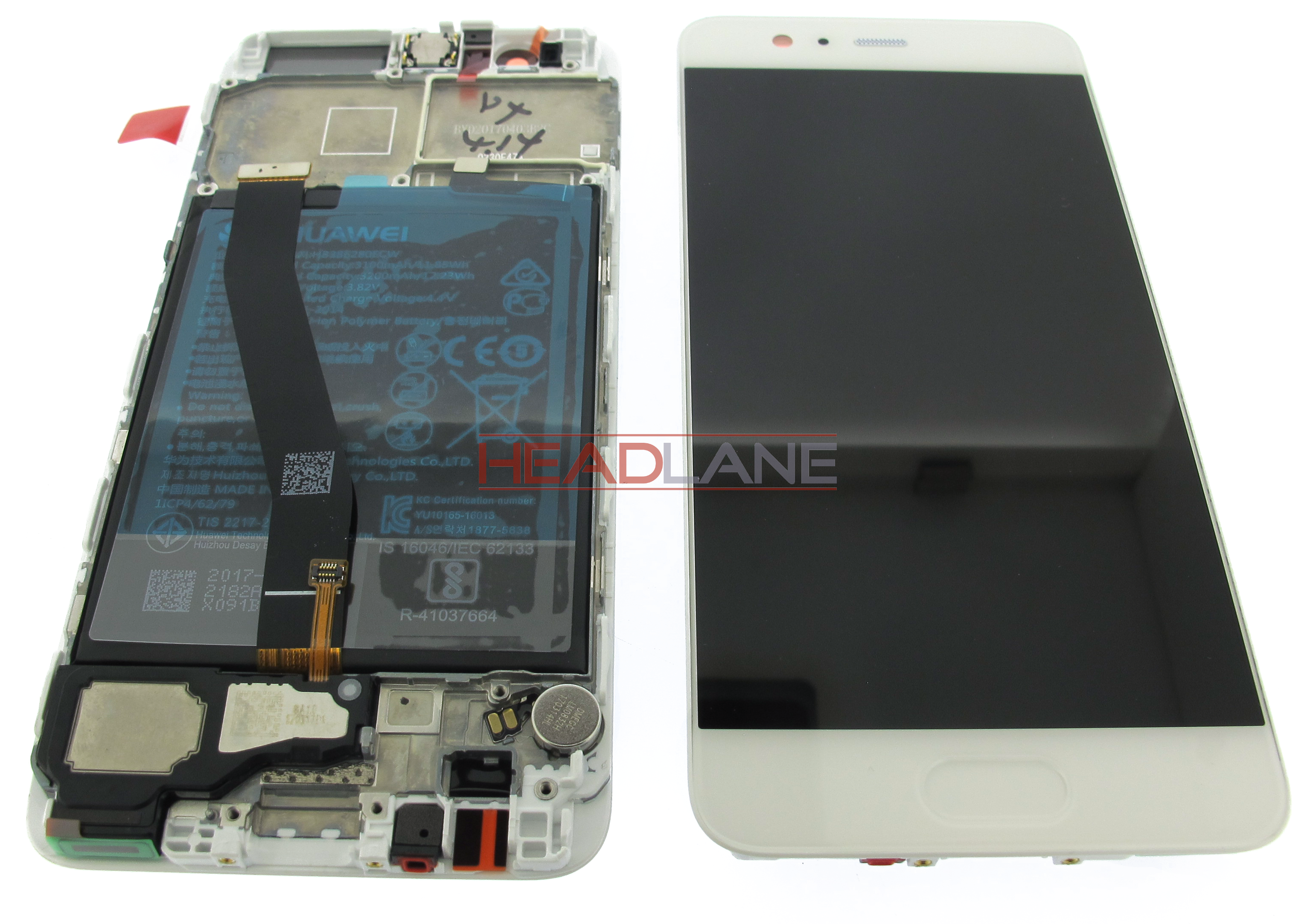 Huawei P10 Premium LCD / Touch + Battery Assembly - Green